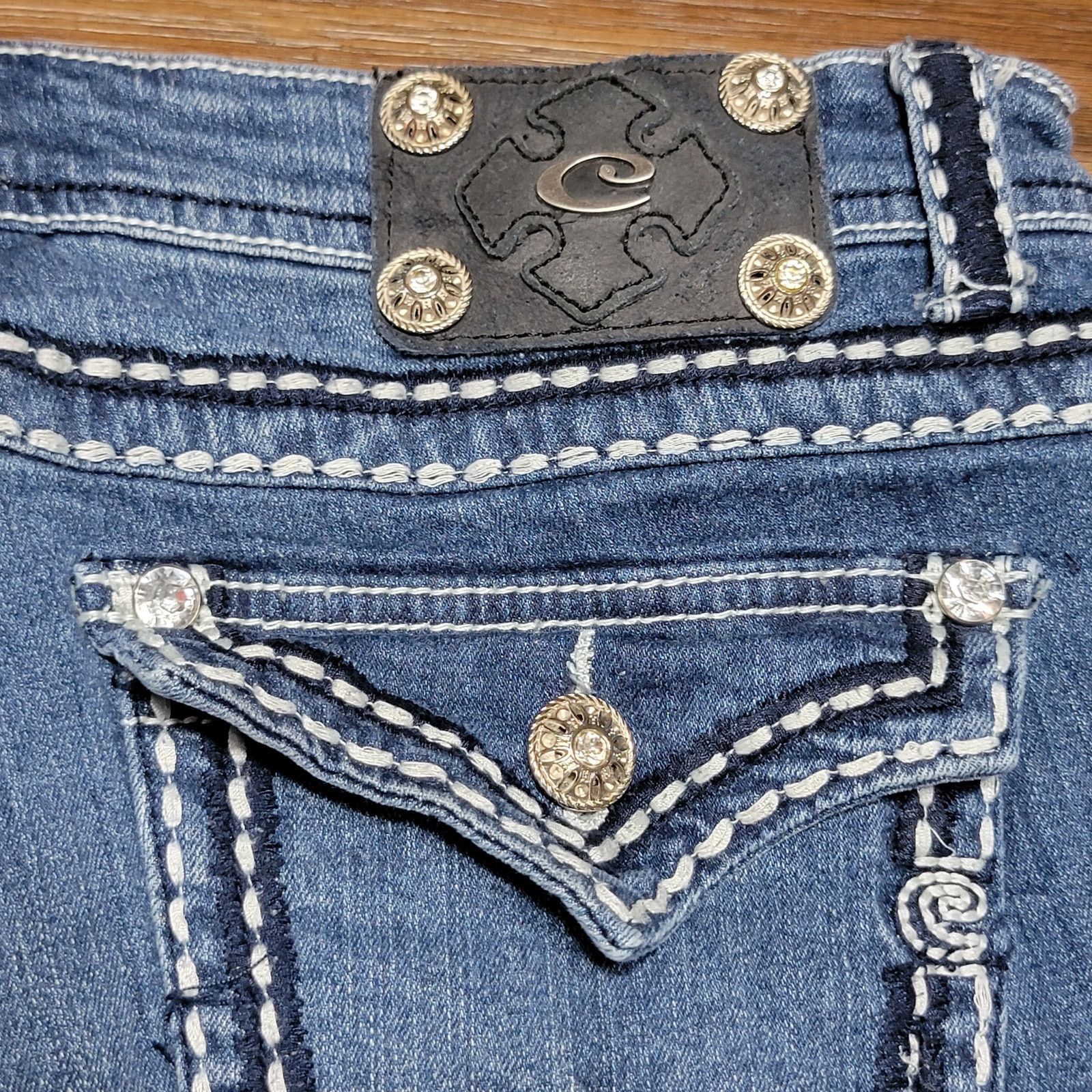 Other Clash Premium Denim Straight Jeans - Size 13 Size 32" / US 10 / IT 46 - 6 Thumbnail