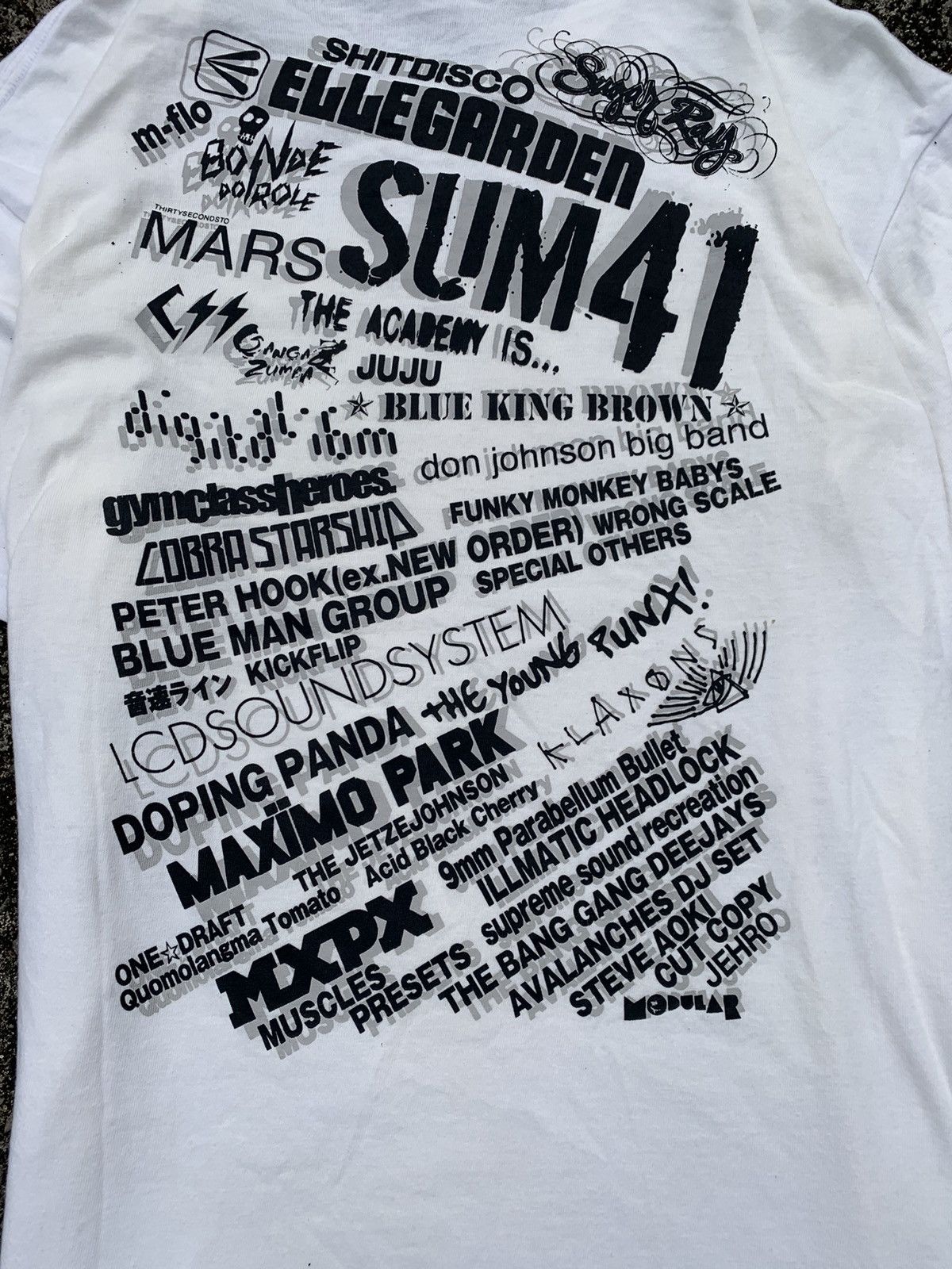 Band Tees Vintage Summer Sonic 2007 Tour Japan Osaka Tokyo Shirt Size US L / EU 52-54 / 3 - 5 Thumbnail