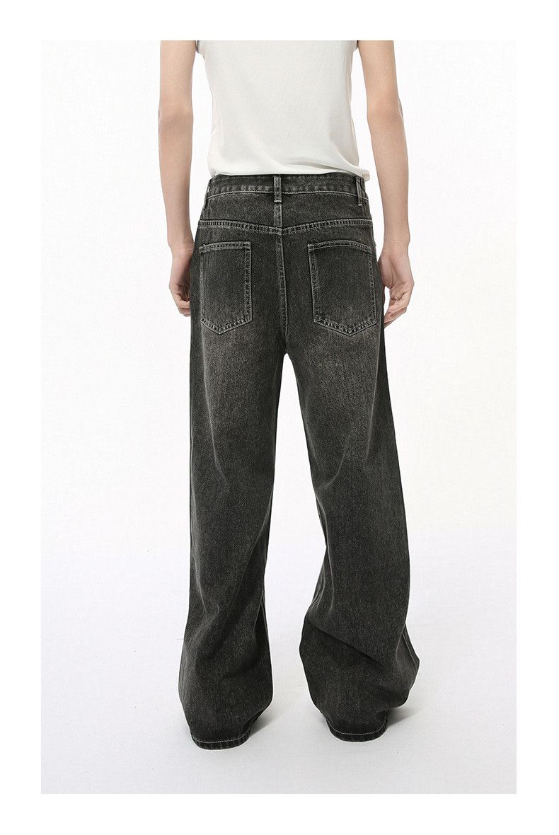 Japanese Brand × Jean Vintage distressed simple straight loose jeans casual Size US 32 / EU 48 - 5 Thumbnail