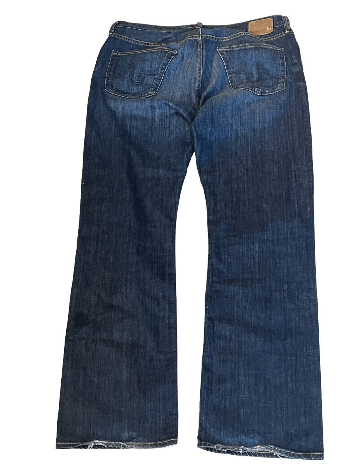 AG Adriano Goldschmied Adriano Goldschmied Size 38 Straight Leg Stretch Blue Jeans Size US 38 / EU 54 - 3 Thumbnail