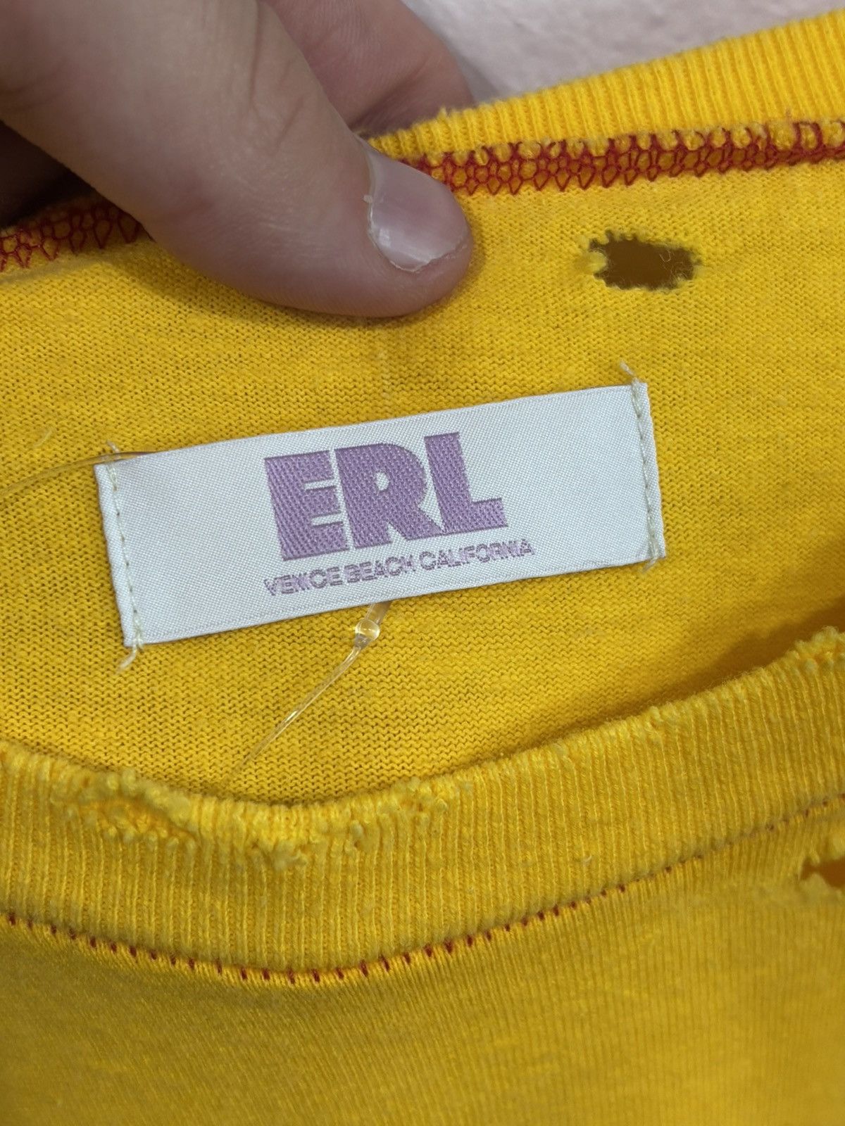 ERL ERL Venice Yellow Tee Size US XXL / EU 58 / 5 - 3 Thumbnail