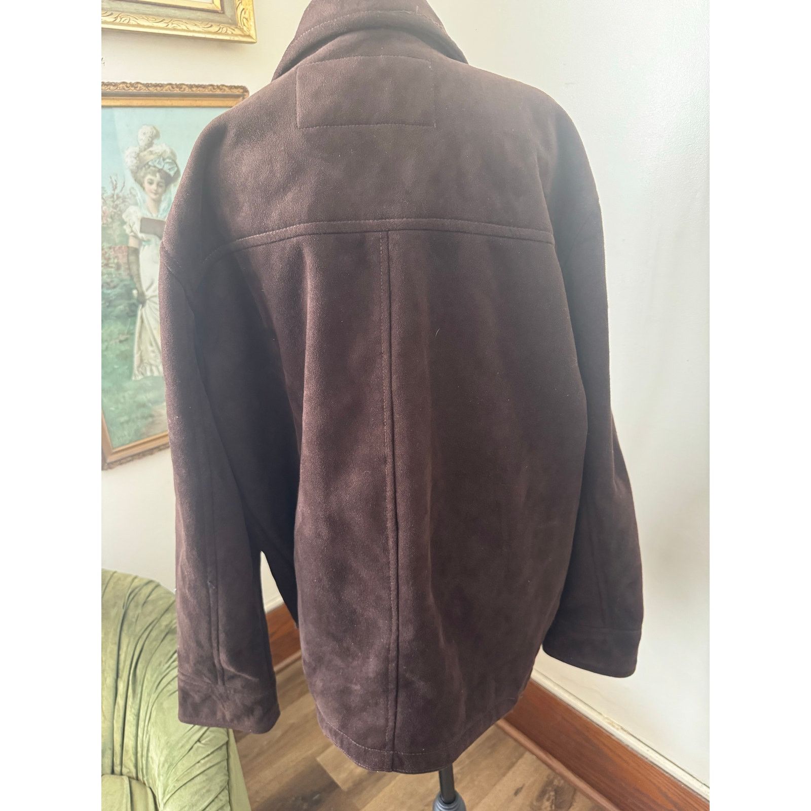 Columbia Columbia Men’s Brown Lined Faux Suede Utility Jacket Size US L / EU 52-54 / 3 - 2 Thumbnail