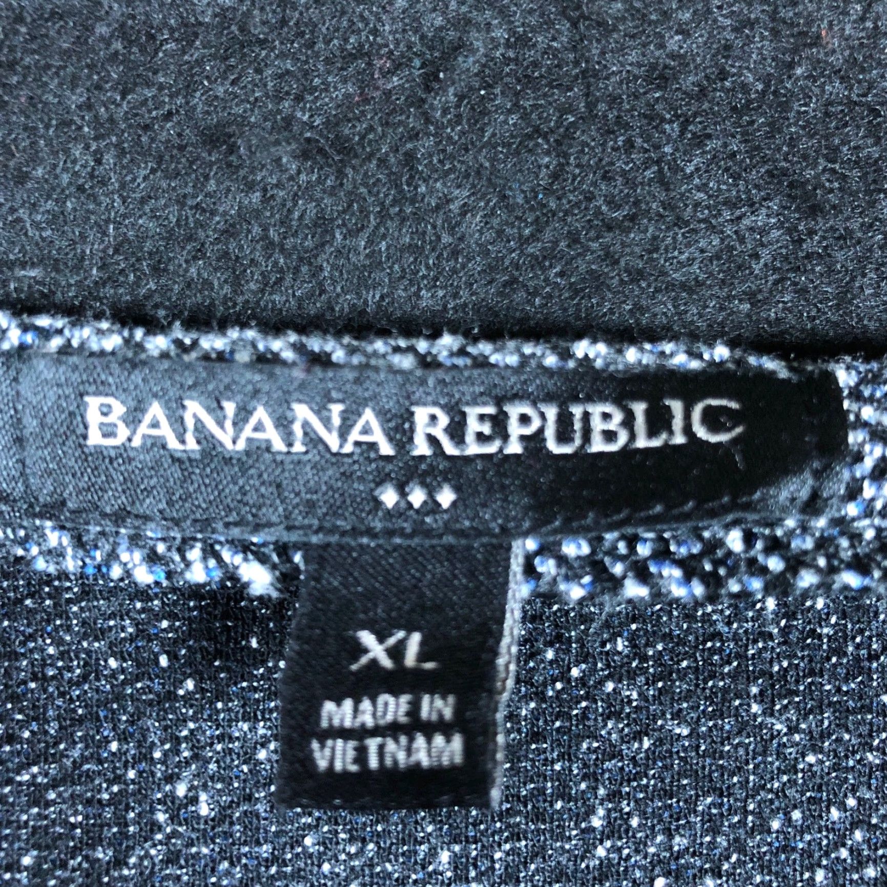 Banana Republic Banana Republic Womens Top Black White Textured Peplum Long Sleeve Stretch XL Blouse Shirt Size XL / US 12-14 / IT 48-50 - 6 Thumbnail