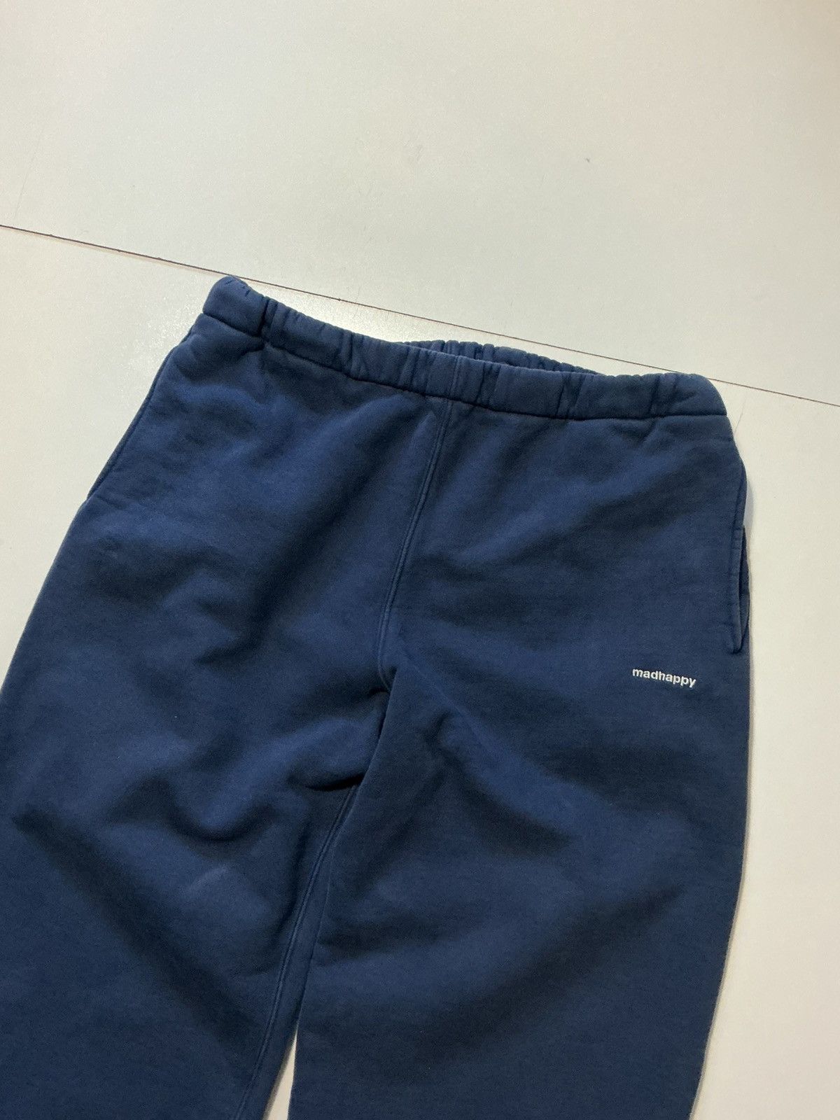 Madhappy Madhappy Embroidered Logo Wide Baggy Navy Blue Sweatpants Size US 36 / EU 52 - 5 Thumbnail