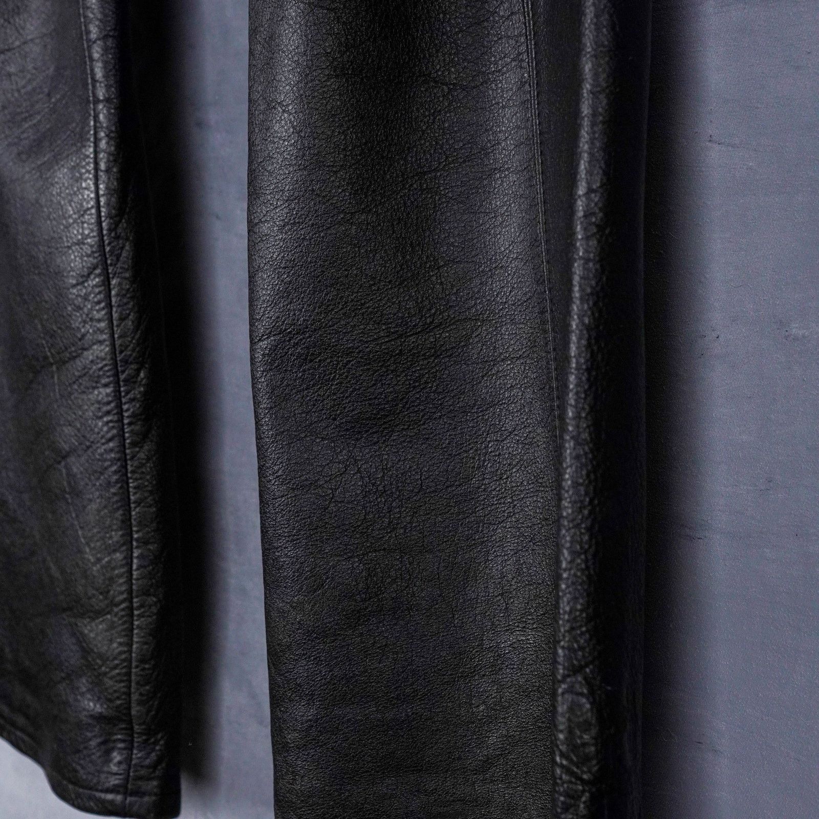 Levi's Vintage levi’s women's black leather flared trousers pants Size 28" / US 6 / IT 42 - 8 Thumbnail