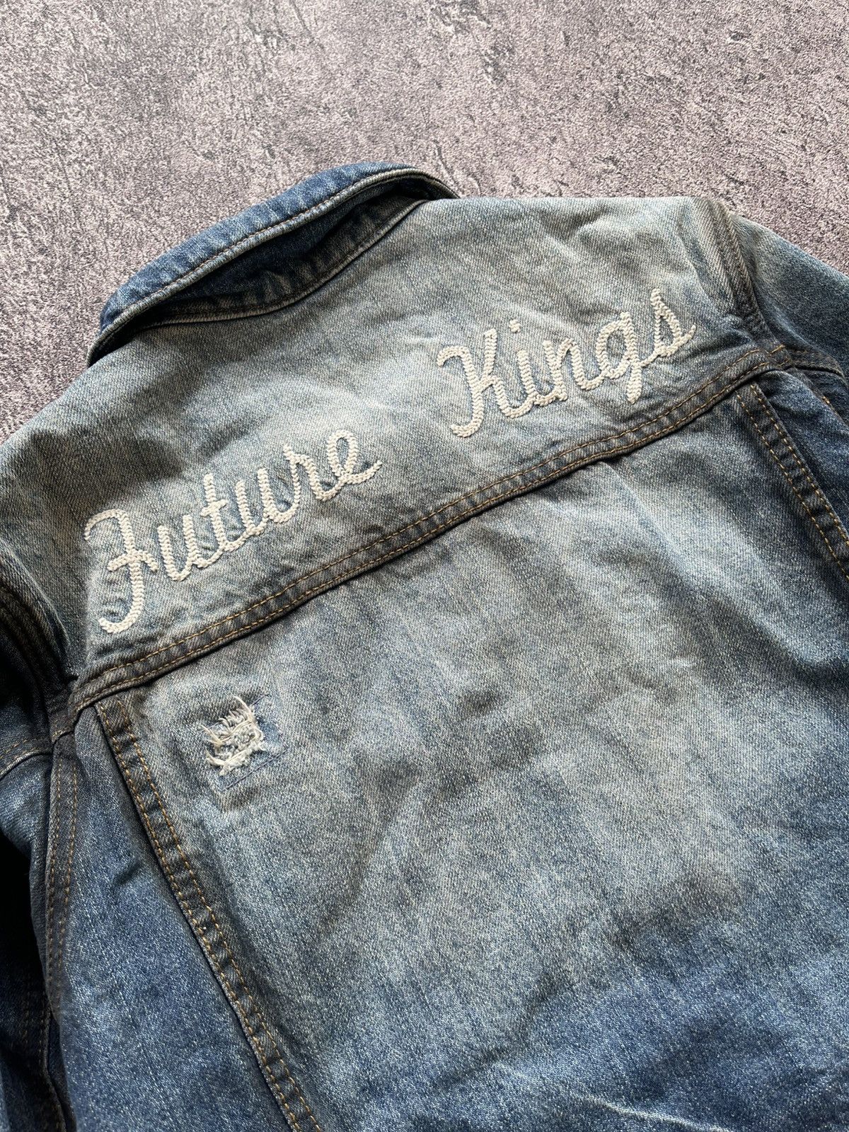 In The Attic Intheattic double layer poem denim jacket Size US M / EU 48-50 / 2 - 13 Thumbnail