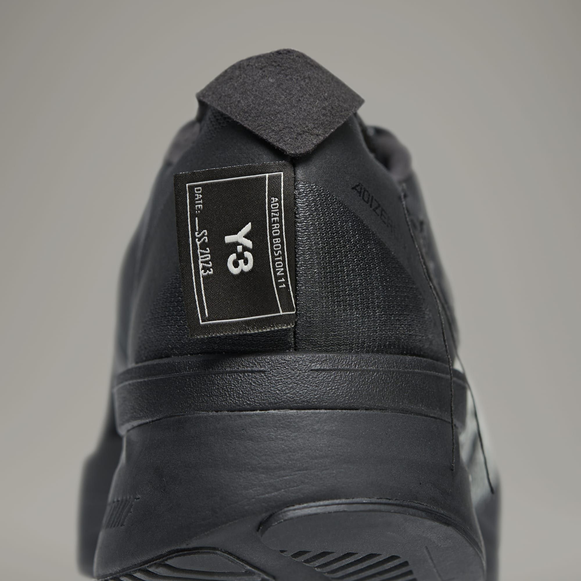 Y-3 12.5 Adidas Y-3 Boston 11 Black White IE9395 Sneakers Size US 12.5 / EU 45-46 - 10 Thumbnail
