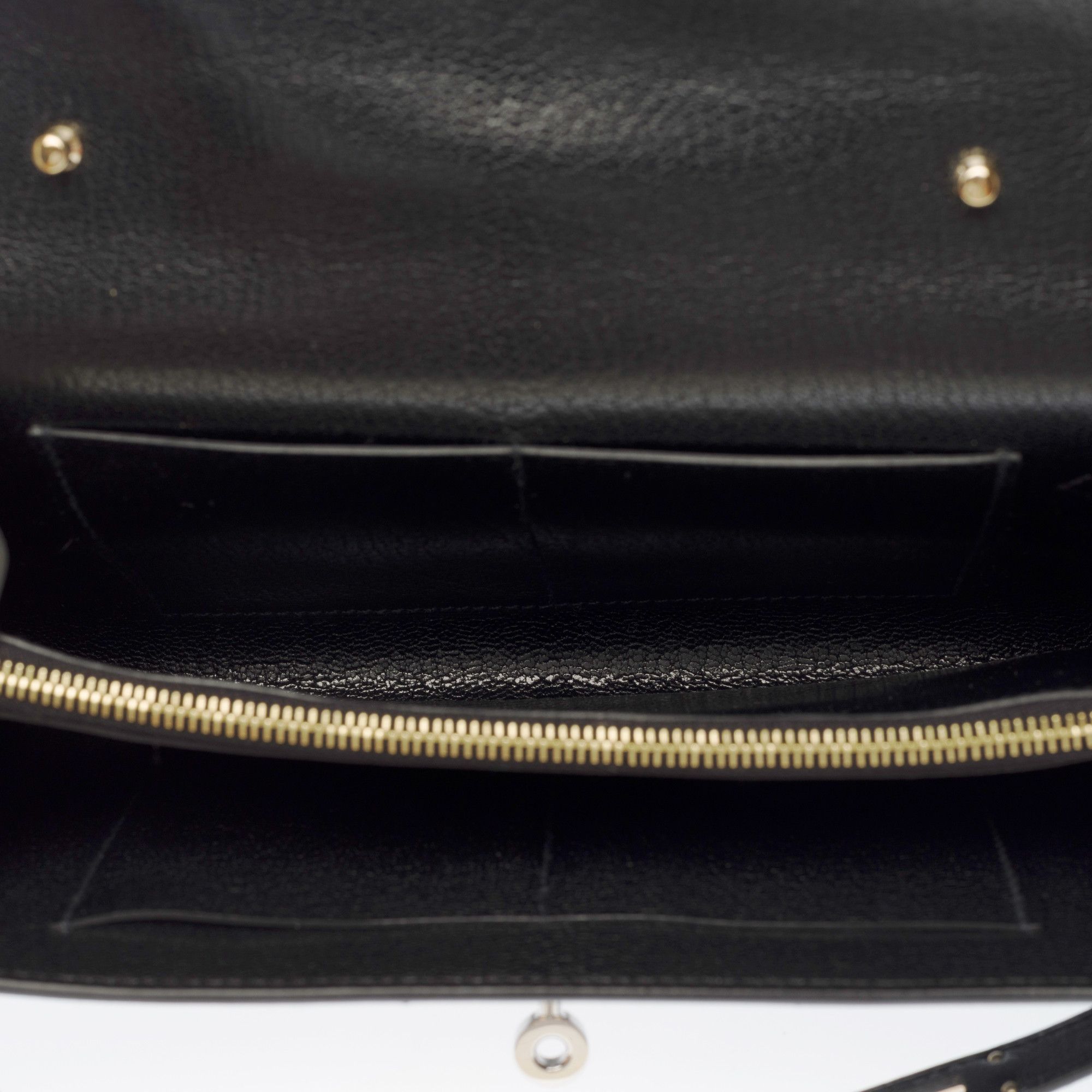 Hermes HERMES Kelly to go in Black Leather Size ONE SIZE - 9 Thumbnail