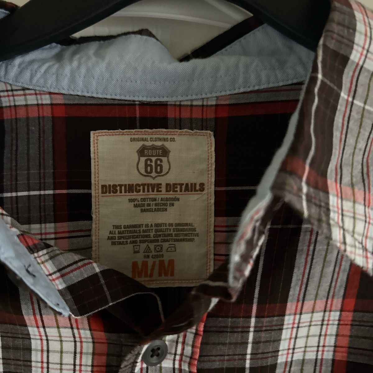 Route 66 Mens checks button up full sleeves shirts Size US M / EU 48-50 / 2 - 3 Thumbnail