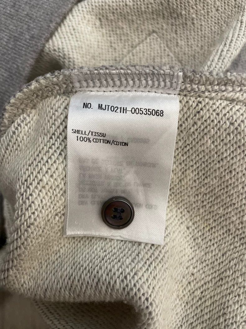 Thom Browne Thom Browne size1 Gray four stripe round neck sweater Size US S / EU 44-46 / 1 - 7 Thumbnail