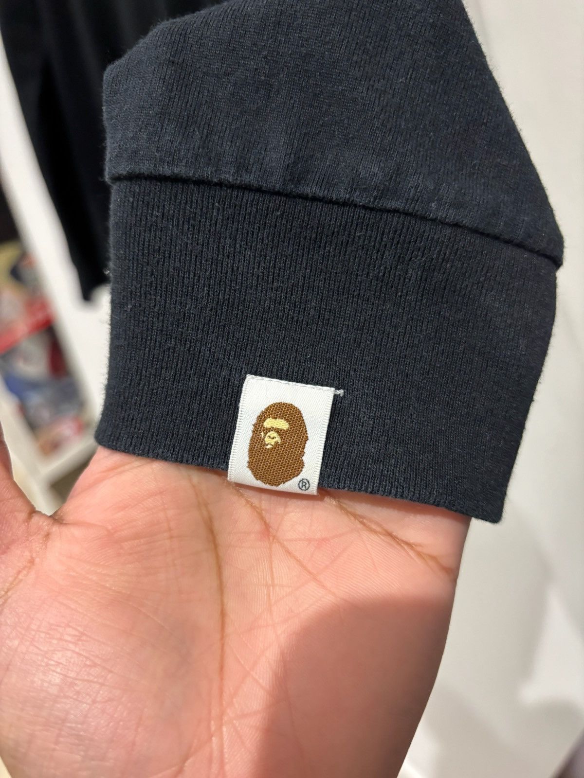Bape BAPE College L/S Tee Black Size: L Size US L / EU 52-54 / 3 - 5 Thumbnail