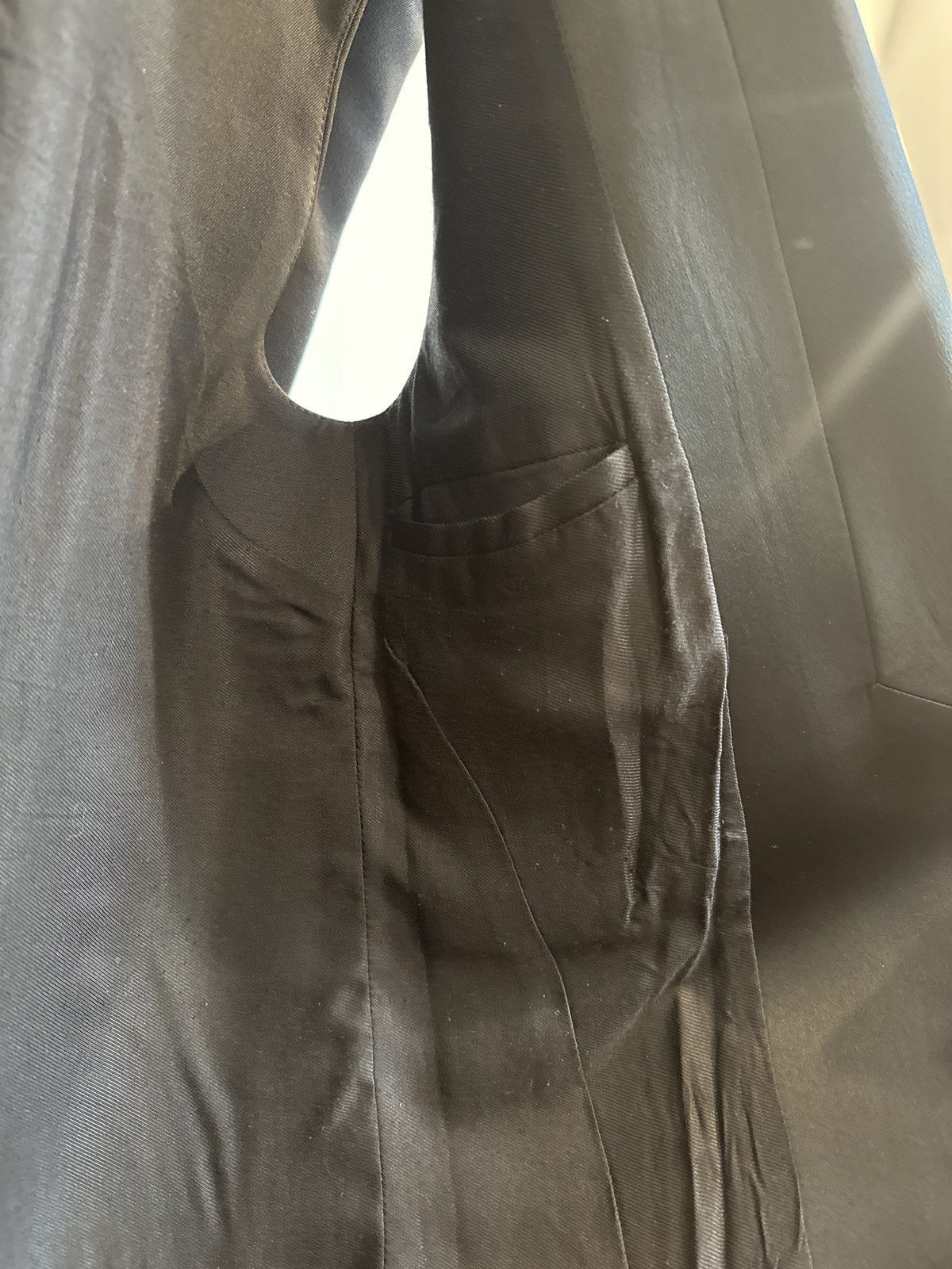 Balmain × H&M Sleeveless Tuxedo Open Blazer Size 38R - 11 Thumbnail