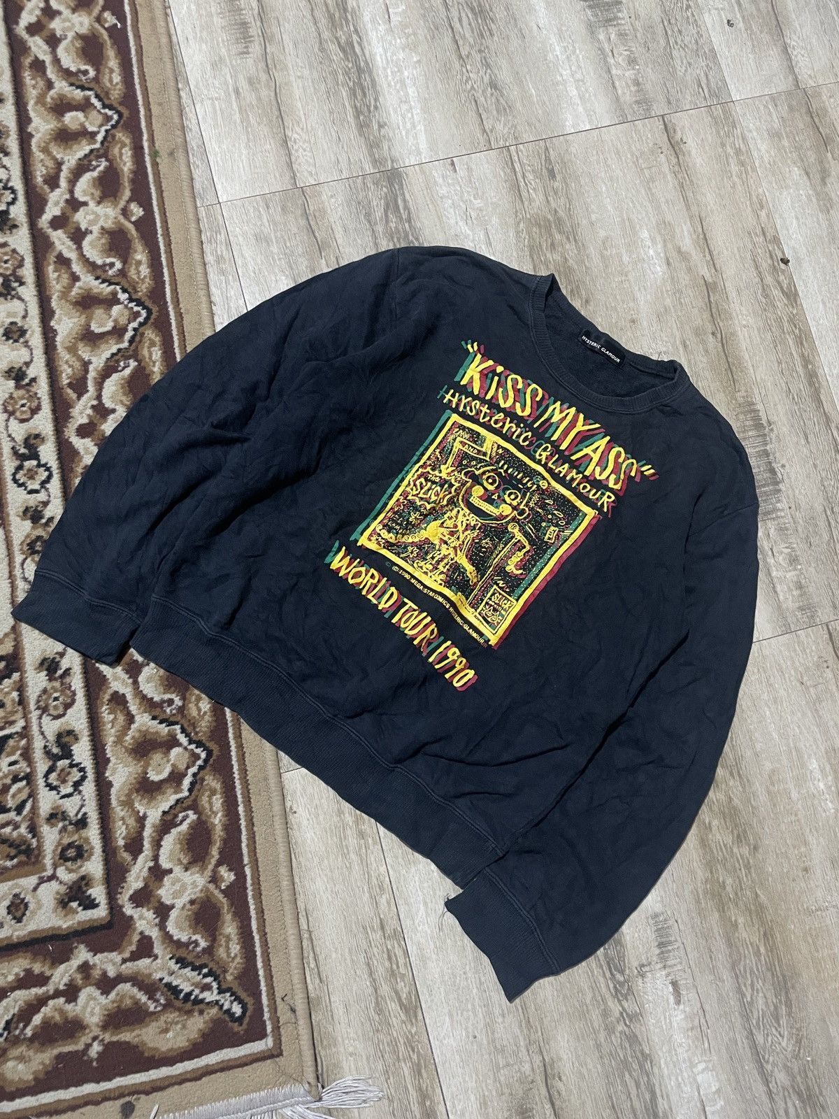 Hysteric Glamour 1990’s Hysteric Glamour - Kiss My Ass Sweathshirt Size US M / EU 48-50 / 2 - 2 Thumbnail