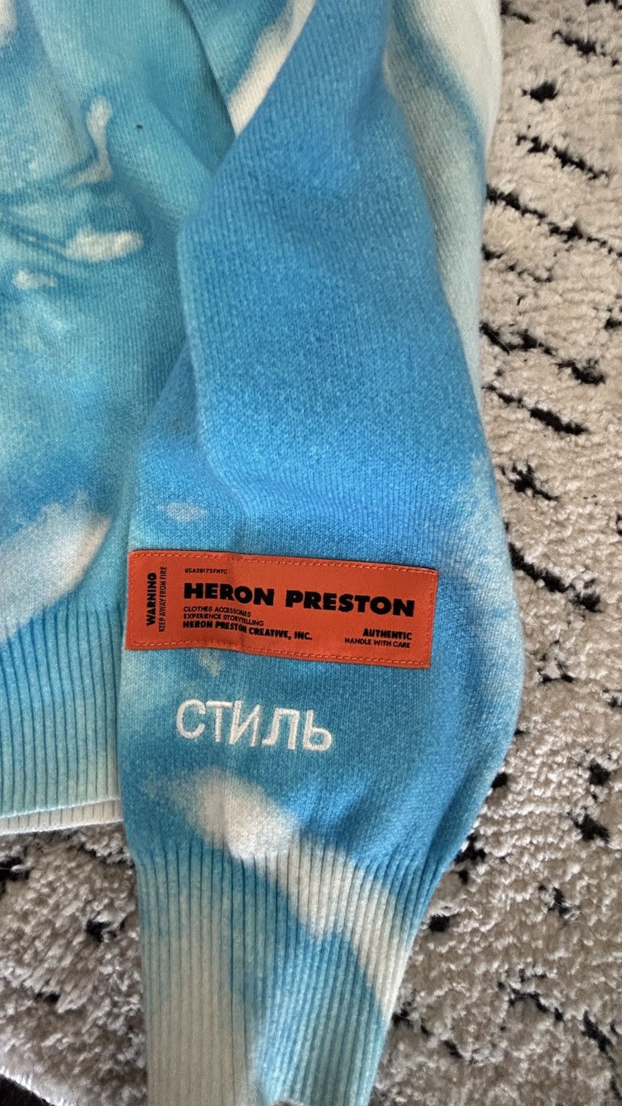 Heron Preston Heron Preston Splash Knit Sweater Size US XL / EU 56 / 4 - 2 Thumbnail