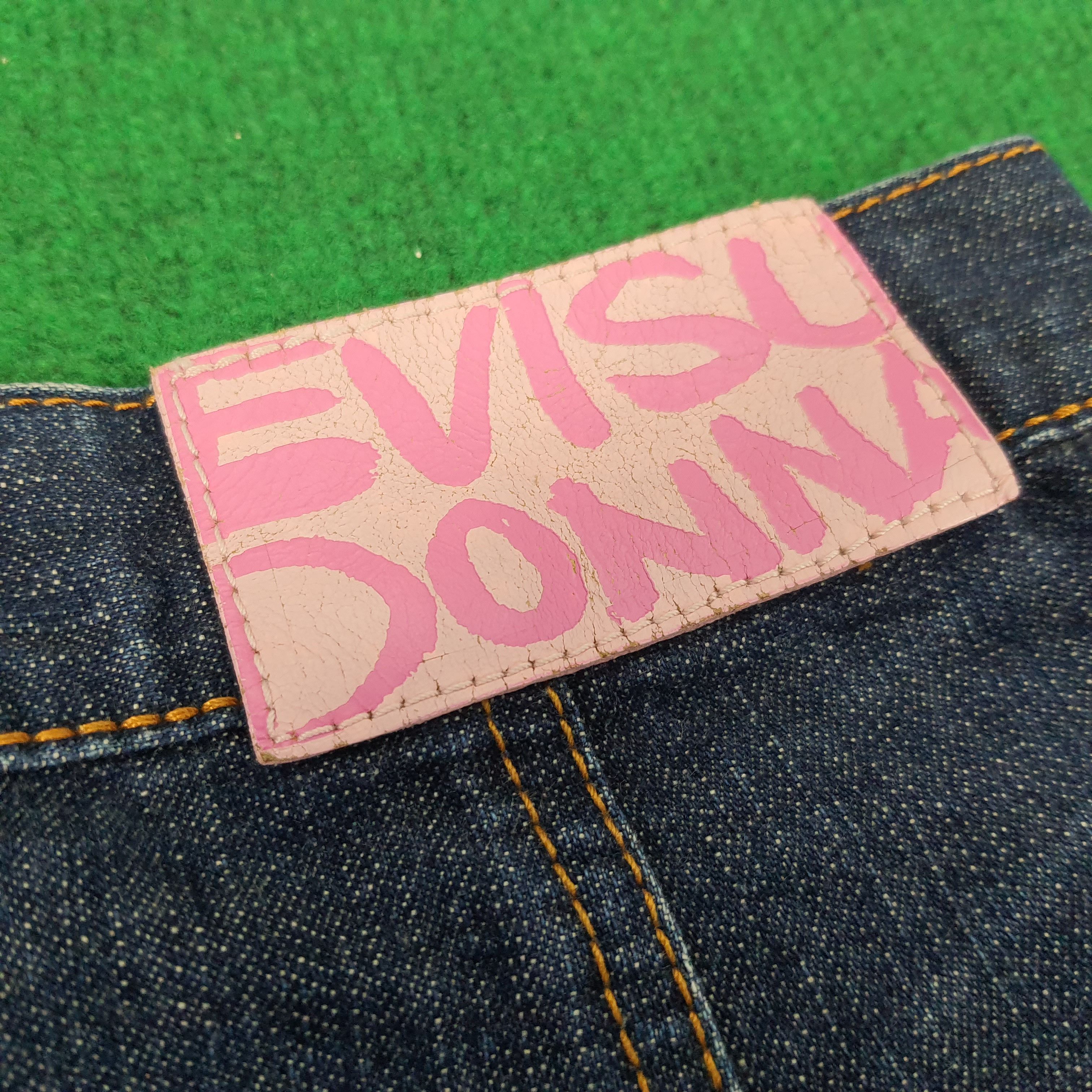 Evisu Vintage Evisu Donna Japan Caicock Custom Midi Jean Skirt Size 25" / US 0 / IT 36 - 3 Thumbnail