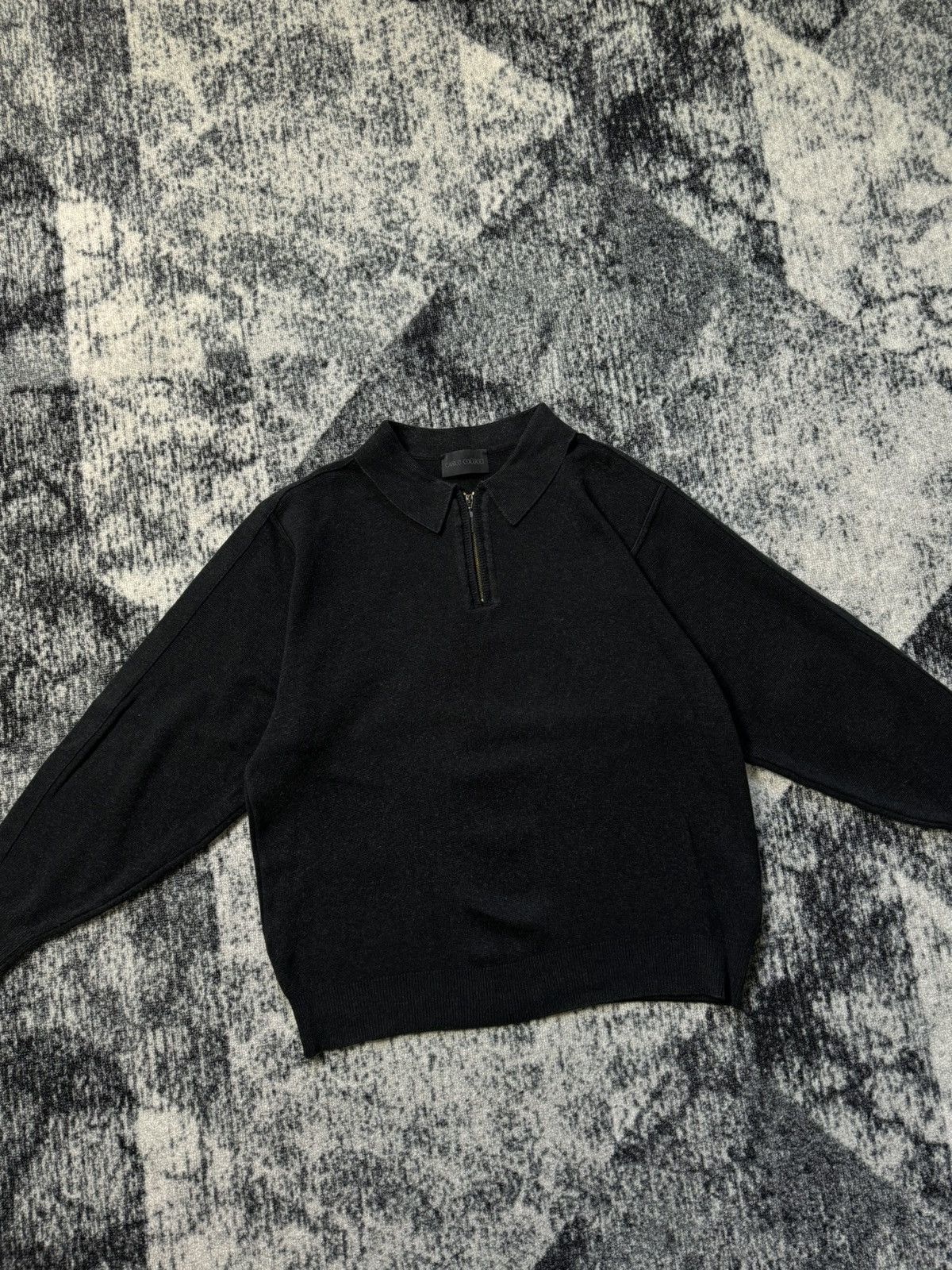 Carlo Colucci × Vintage Vintage Carlo Colucci Sweater 1/4 Zip Y2K style 90s Size US M / EU 48-50 / 2 - 2 Thumbnail