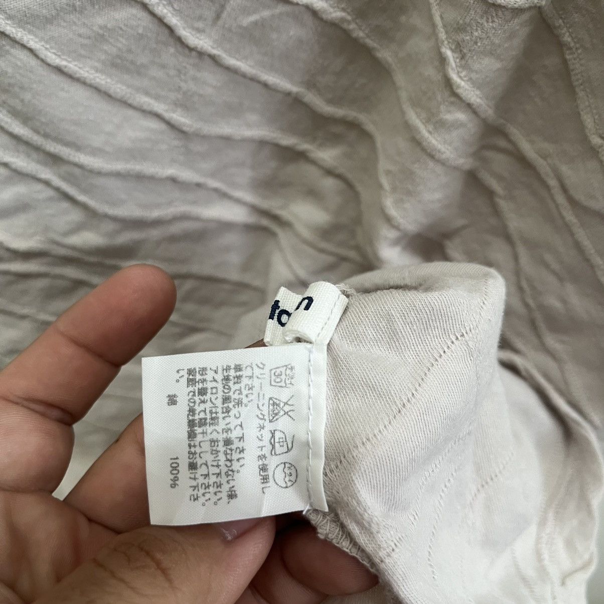 Issey Miyake Vintage Plantation by Issey Miyake Pleated Tees Size US XS / EU 42 / 0 - 8 Thumbnail