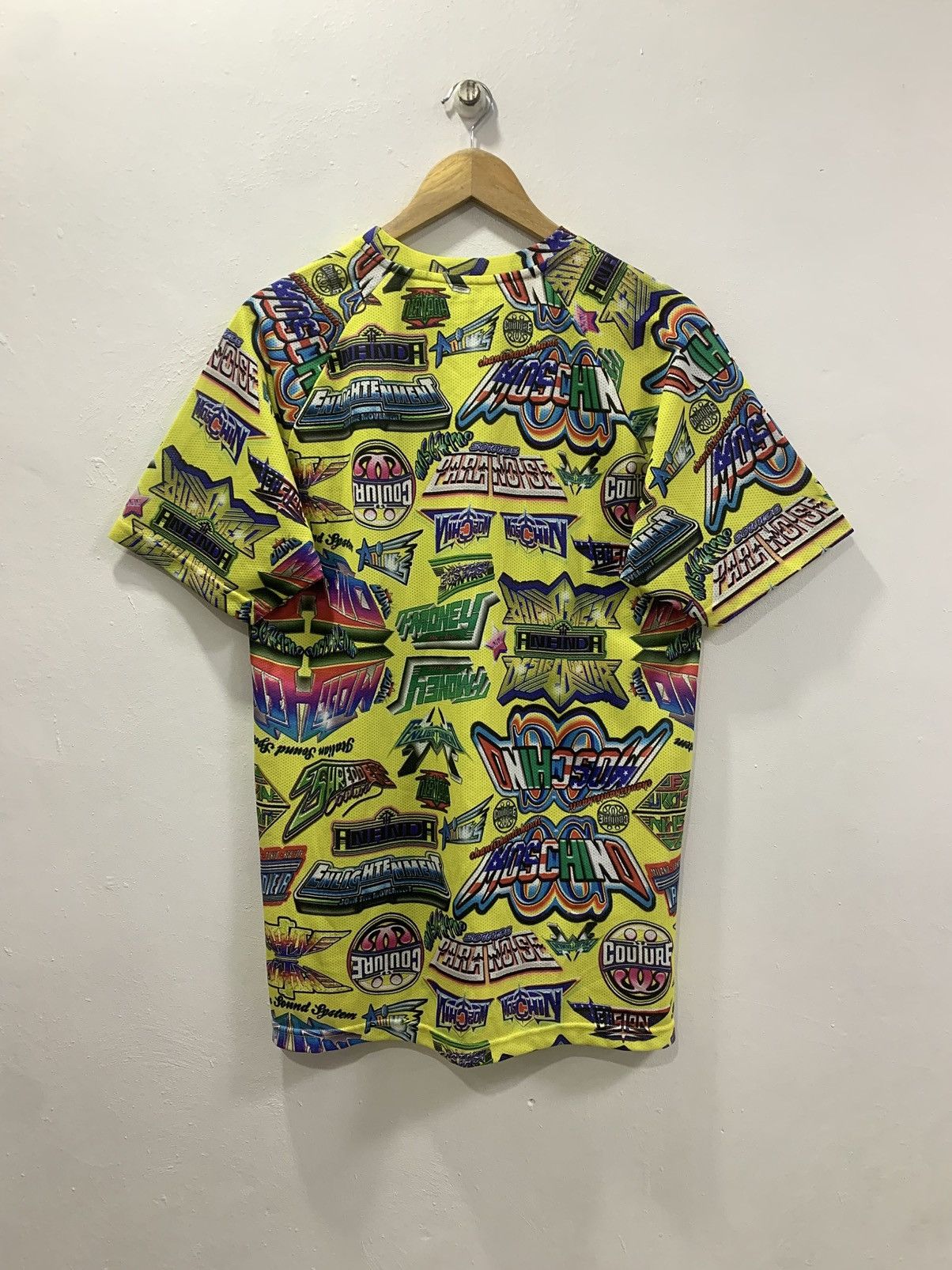 Moschino MOSCHINO COUTURE AOP - MULTI LOGO MESH TOP Size US XS / EU 42 / 0 - 7 Thumbnail