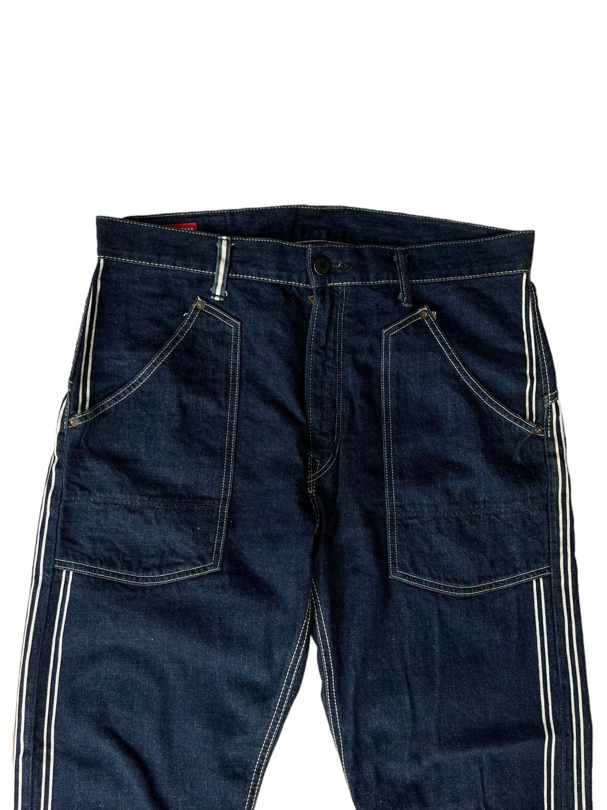 Edwin × Vintage Super rare💥 Edwin 5052D Orange Line Selvedge Size US 34 / EU 50 - 3 Thumbnail