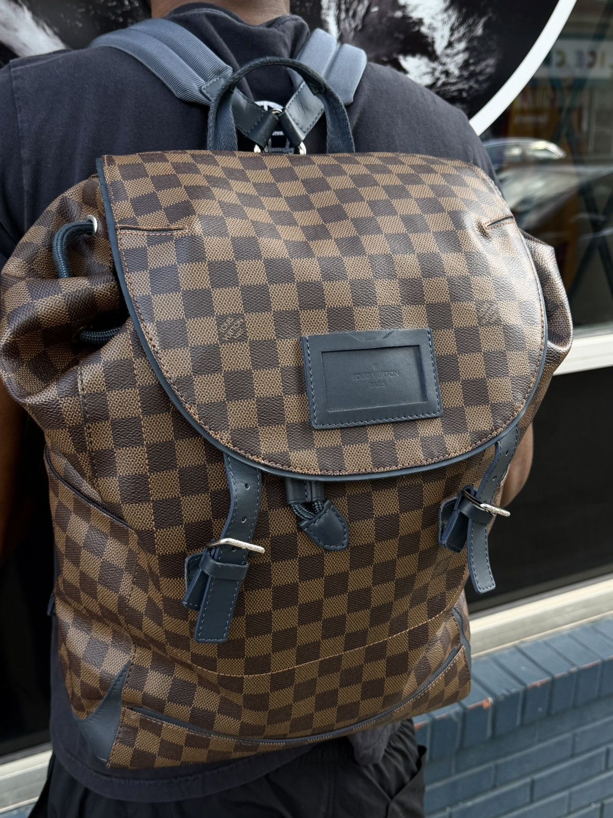 Louis Vuitton Louis Vuitton Damier Ebene Runner Backpack - Size ONE SIZE - 1 Thumbnail