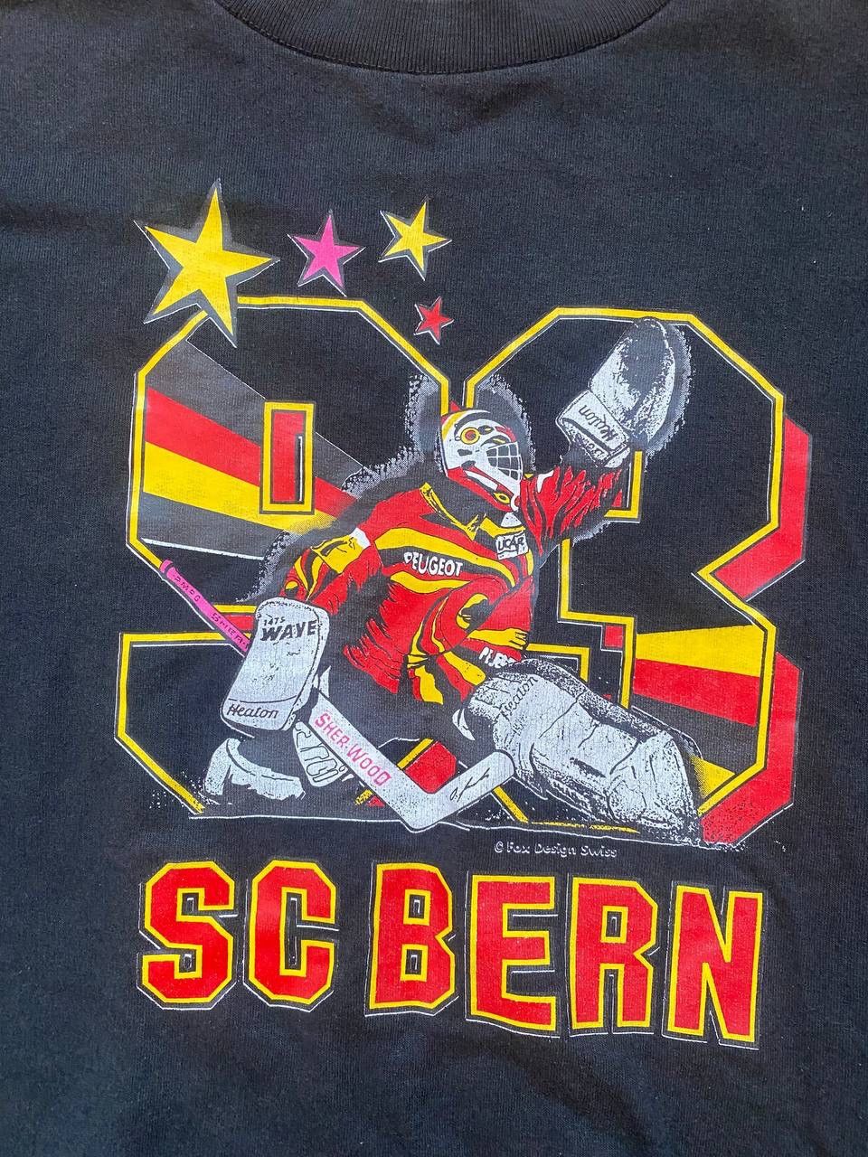 Fox Racing Fox Design SC Bern 1992 - 93 Ice Hockey Sweatshirt Size US XL / EU 56 / 4 - 4 Thumbnail