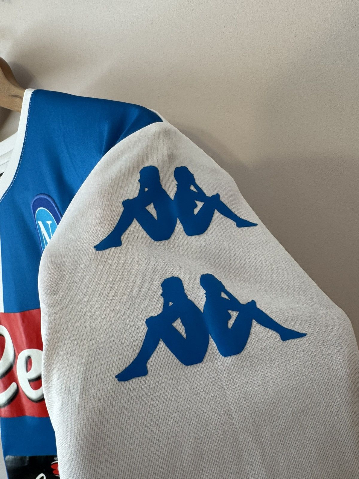 Kappa Napoli 2016-2017 Away Soccer Jersey Football Shirt Kit Size US L / EU 52-54 / 3 - 11 Thumbnail