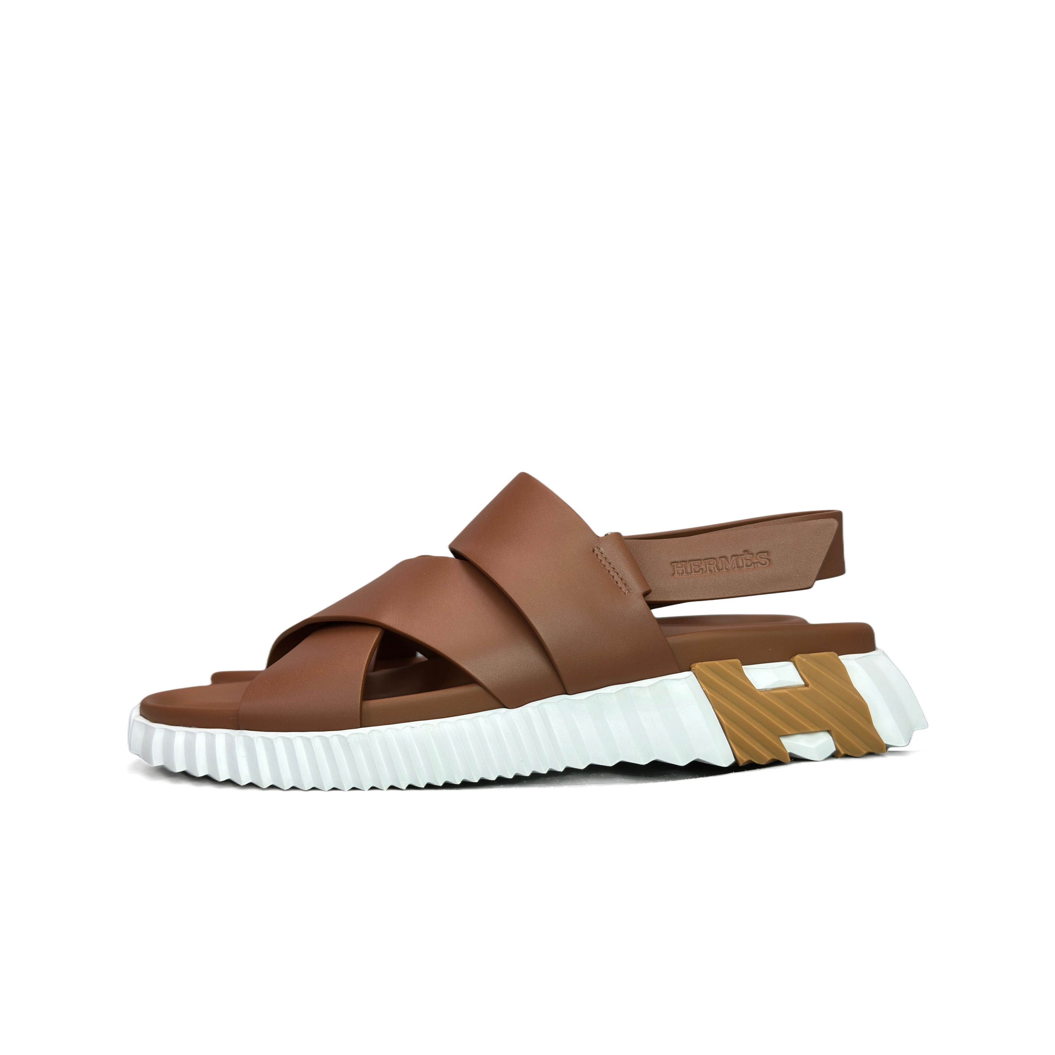 Hermes Hermès Electric Leather Sandals Size 9 Size US 9 / EU 42 - 1 Thumbnail