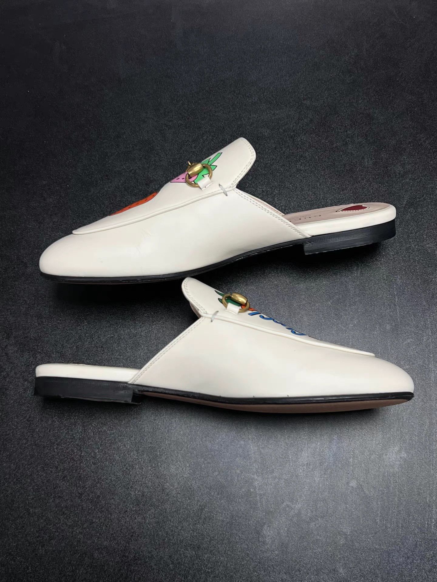 Gucci GUCCI Strawberry Mule Slides K15 Size US 7 / IT 37 - 6 Thumbnail