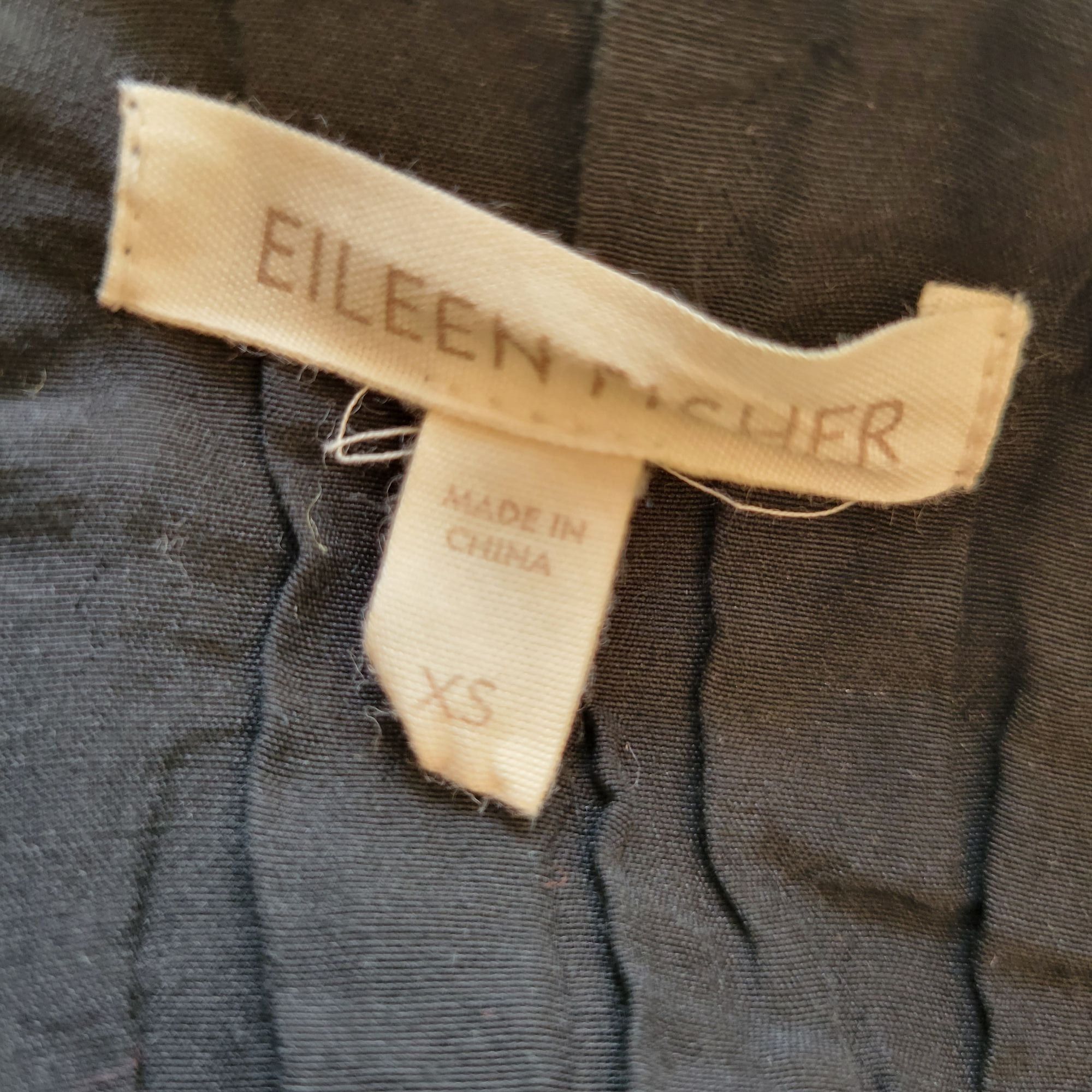Eileen Fisher Eileen Fisher Black Crinkled Jacket XS Organic Cotton Silk B Size XS / US 0-2 / IT 36-38 - 3 Thumbnail