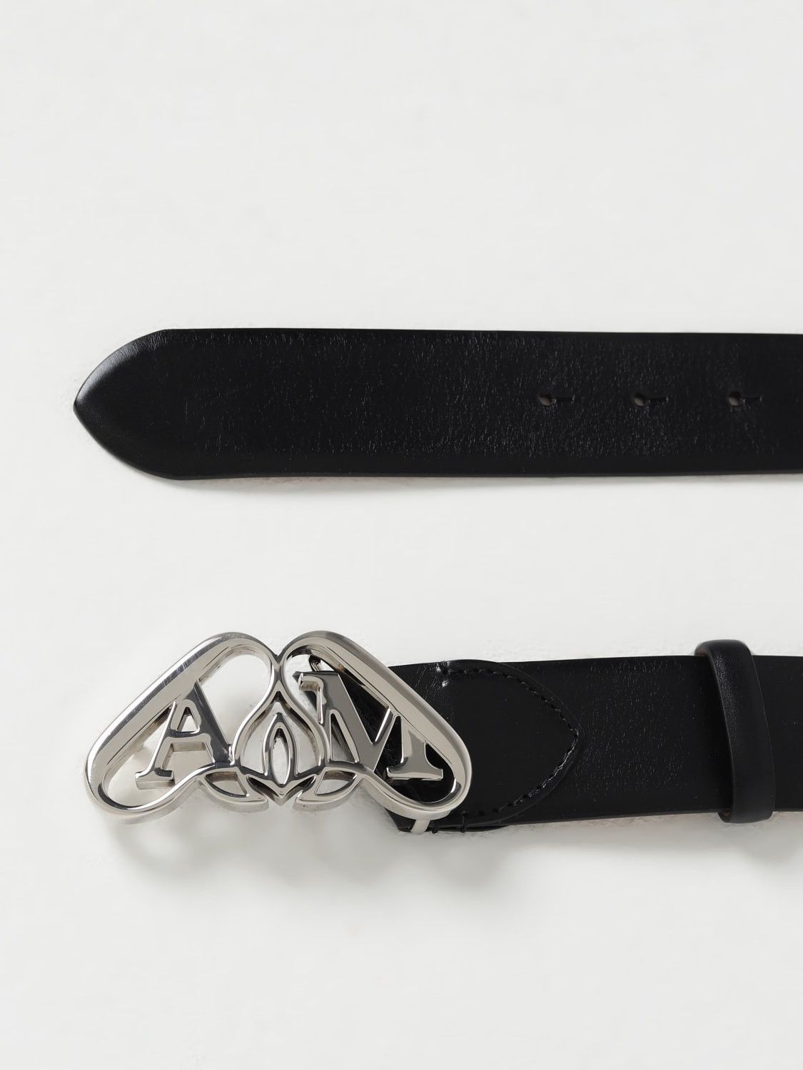 Alexander McQueen o1w1db10725 Belt in Black Size ONE SIZE - 2 Thumbnail