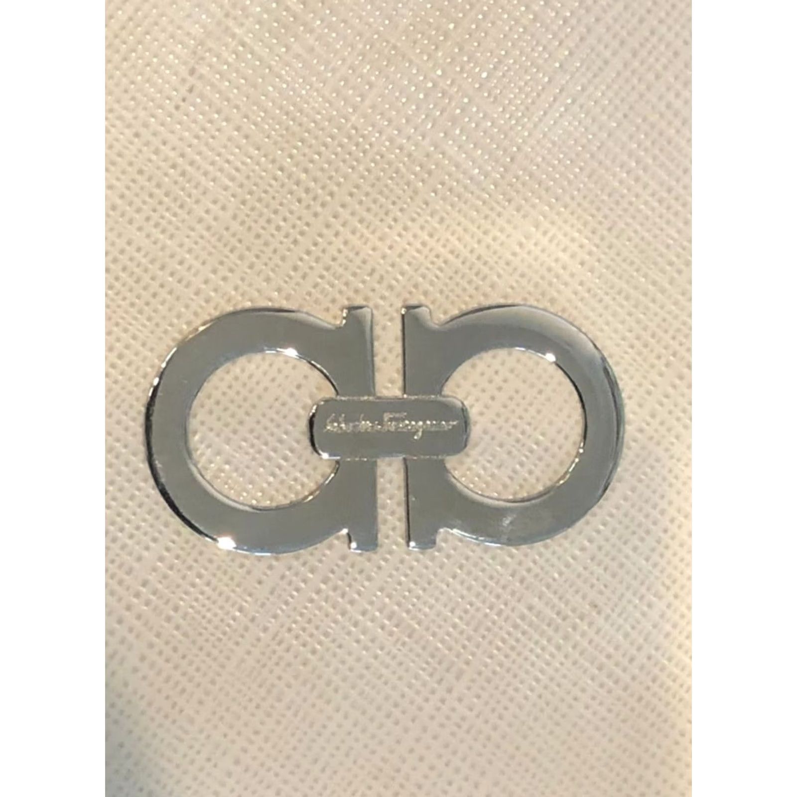 Salvatore Ferragamo Salvatore Ferragamo Gancini Hobo Shoulder Bag White Saffiano Leather Womens Small Bag Size ONE SIZE - 4 Thumbnail