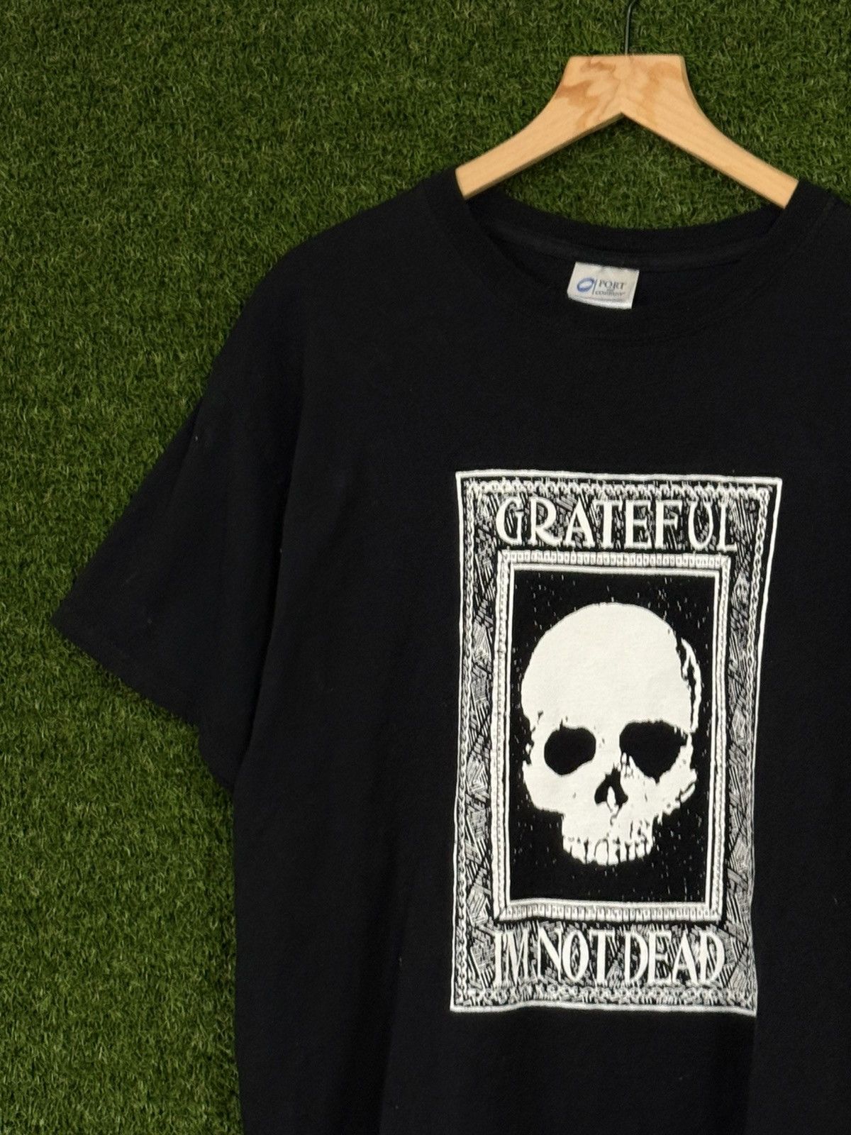 Vintage Vintage Grateful I'm Not Dead Skull Art Bones T Shirt XL Size US XL / EU 56 / 4 - 2 Thumbnail