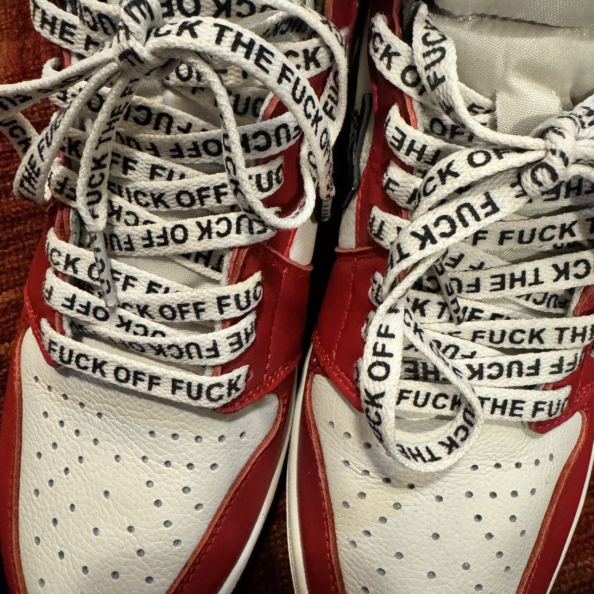 Fugazi × ineverheardofyou ineverheardofyou Fuck You Jordan 1 size 8 Size US 8 / EU 41 - 4 Thumbnail