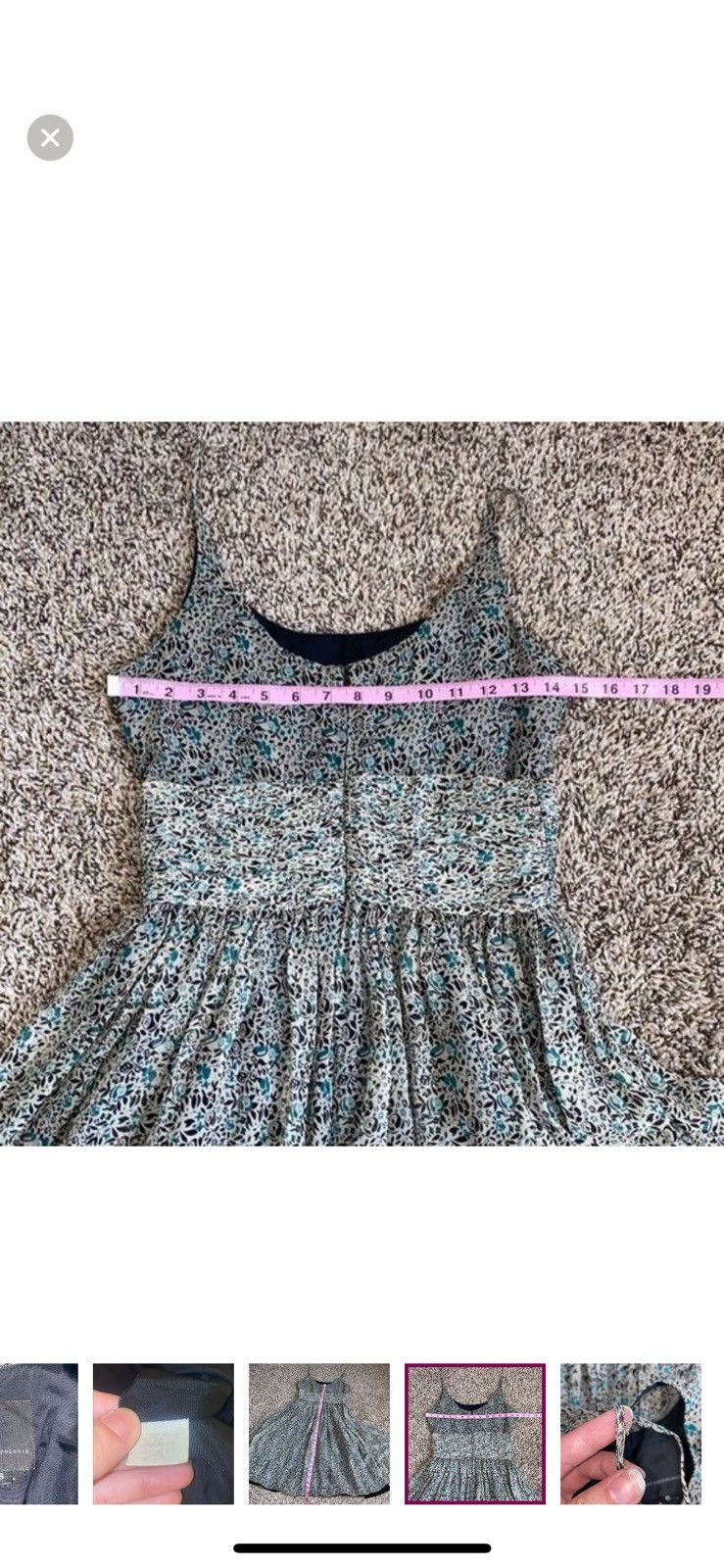 Anthropologie Anna sui for anthropolgie floral dress size 6 Size M / US 6-8 / IT 42-44 - 7 Thumbnail
