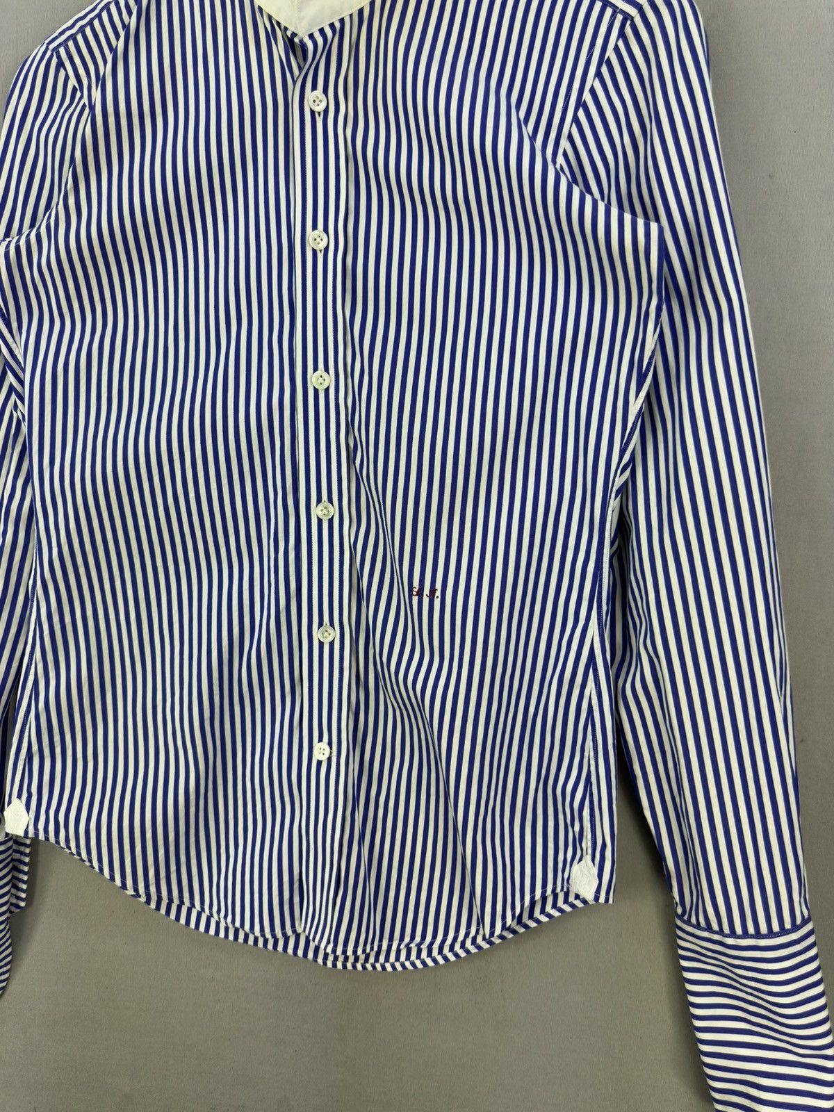 Alfred Dunhill Alfred Dunhill Made to Measure Stripes Flannel Shirt Size US XS / EU 42 / 0 - 3 Thumbnail