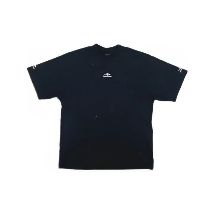 Balenciaga Balenciaga Logo Print Short Sleeve T-Shirt 0079-2507 Size US M / EU 48-50 / 2 - 2 Thumbnail