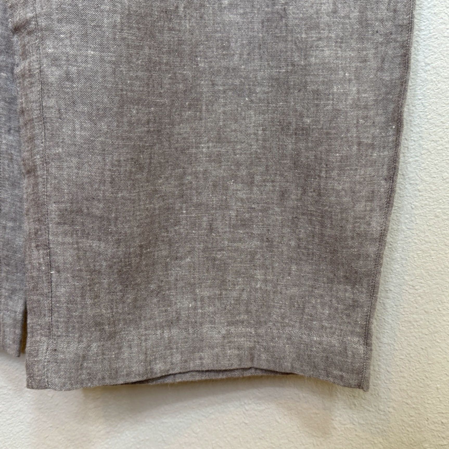 Vintage VINTAGE Chico’s Saba Pants NWT Style: Dress Pants Women’s Linen Blend High Rise Pull On Wide Leg Taupe Sz 3/XL Inseam 31 in Brown Beach Bohemian 90s? Size 40" / US 18 - 4 Thumbnail