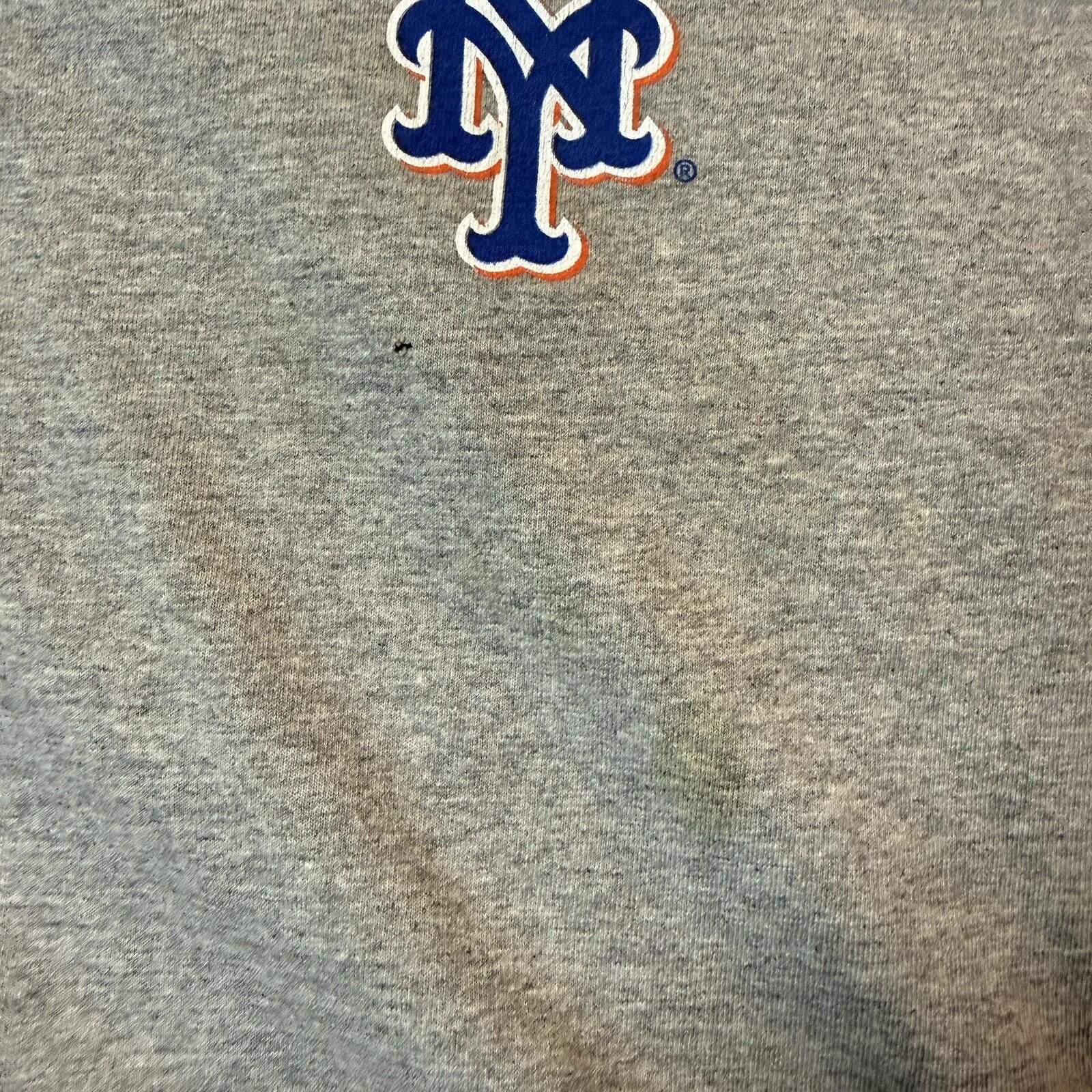Anvil Vintage NY Mets Raglan Shirt Men LG 2006 World Series MLB Size US L / EU 52-54 / 3 - 6 Thumbnail