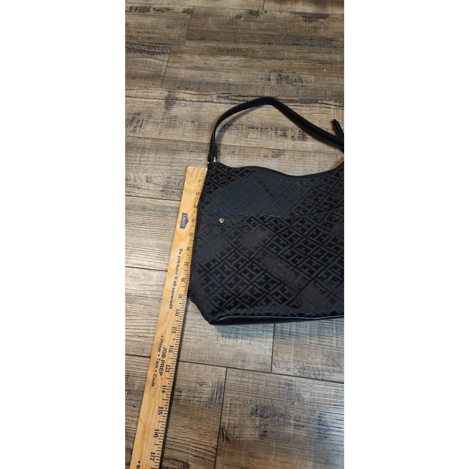 Tommy Hilfiger Tommy Hilfiger Black On Black Handbag Purse Some Wear Y Size ONE SIZE - 5 Thumbnail
