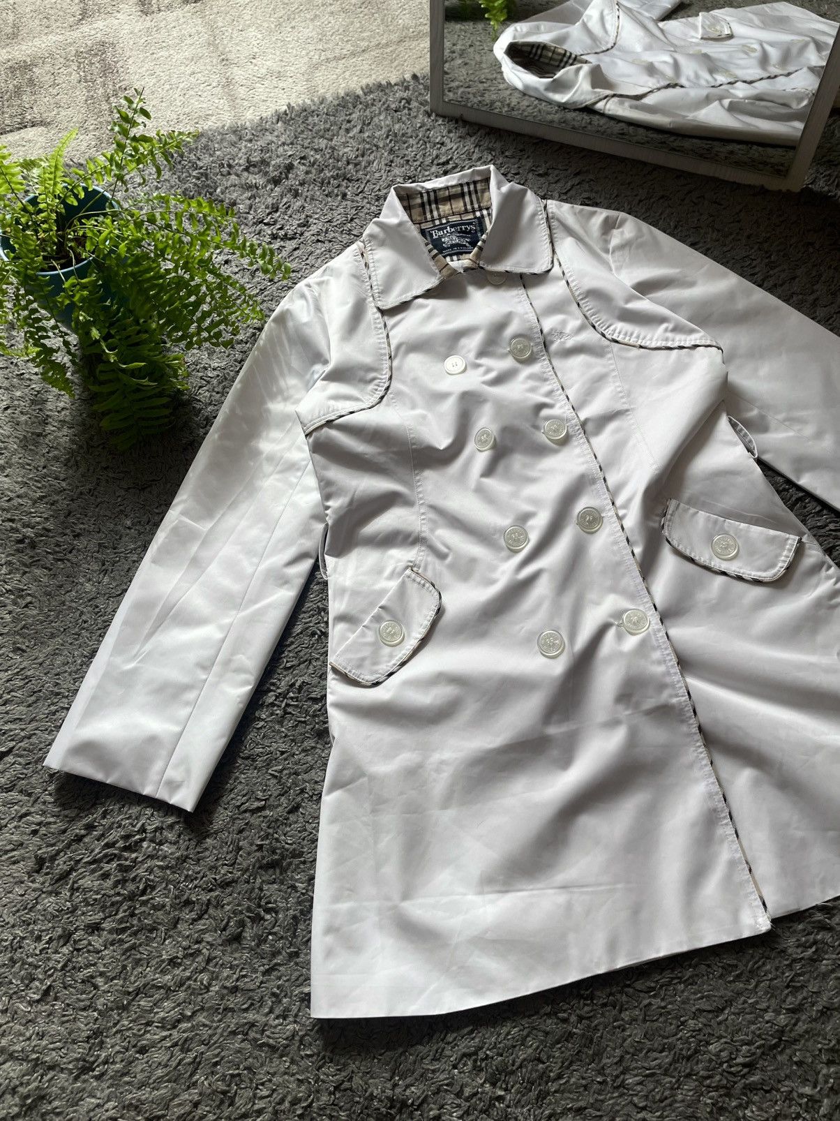 Burberry 00s Burberry Coat Streetwear Vintage Luxury Logo Rare Size L / US 10 / IT 46 - 6 Thumbnail