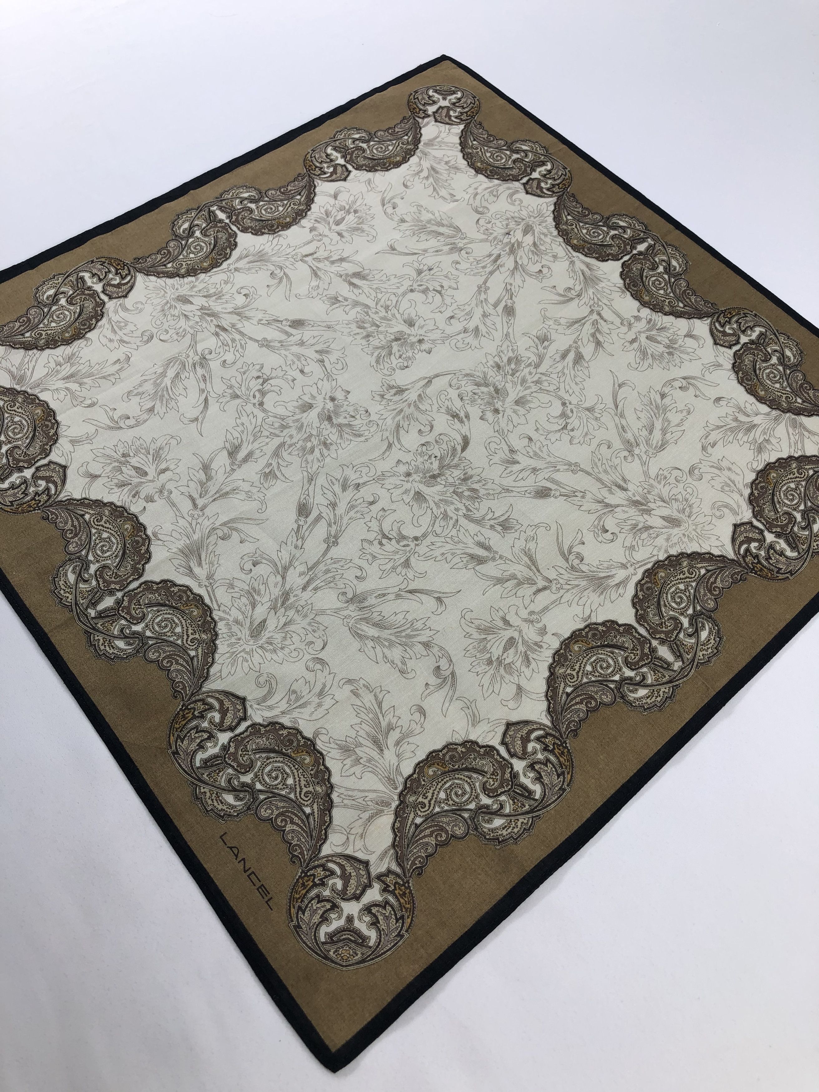Lancel × Vintage Lancel Paislee Handkerchief / Bandana / Neckerchief Size ONE SIZE - 3 Thumbnail