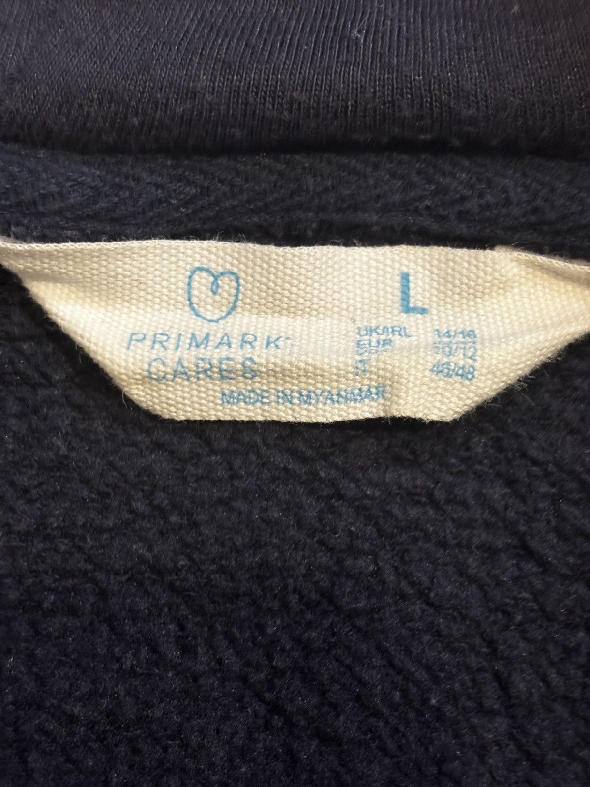 Primark Navy zip up Hoodie.mj7604 Size US XS / EU 42 / 0 - 10 Thumbnail