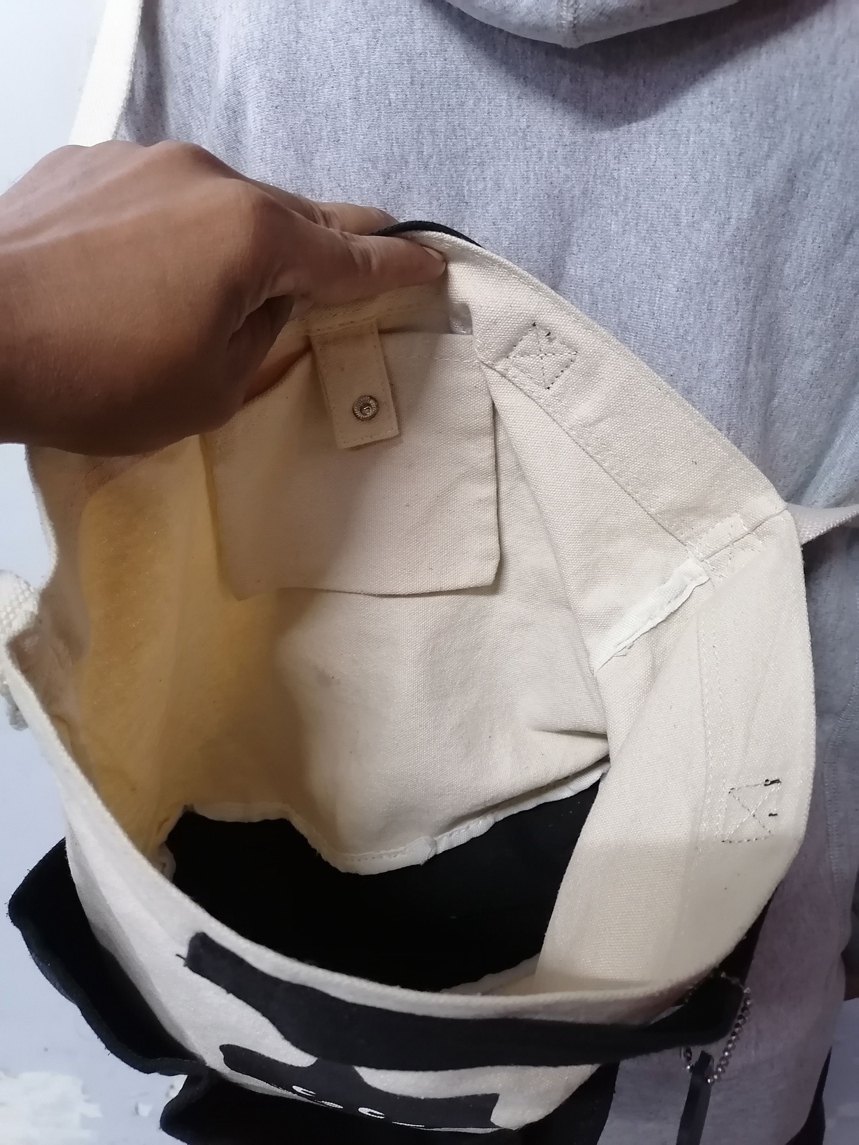 Designer × Issey Miyake × Ne-Net Ne-net 1234 By Issey Miyake Canvas Crossbody Bag Size ONE SIZE - 8 Thumbnail