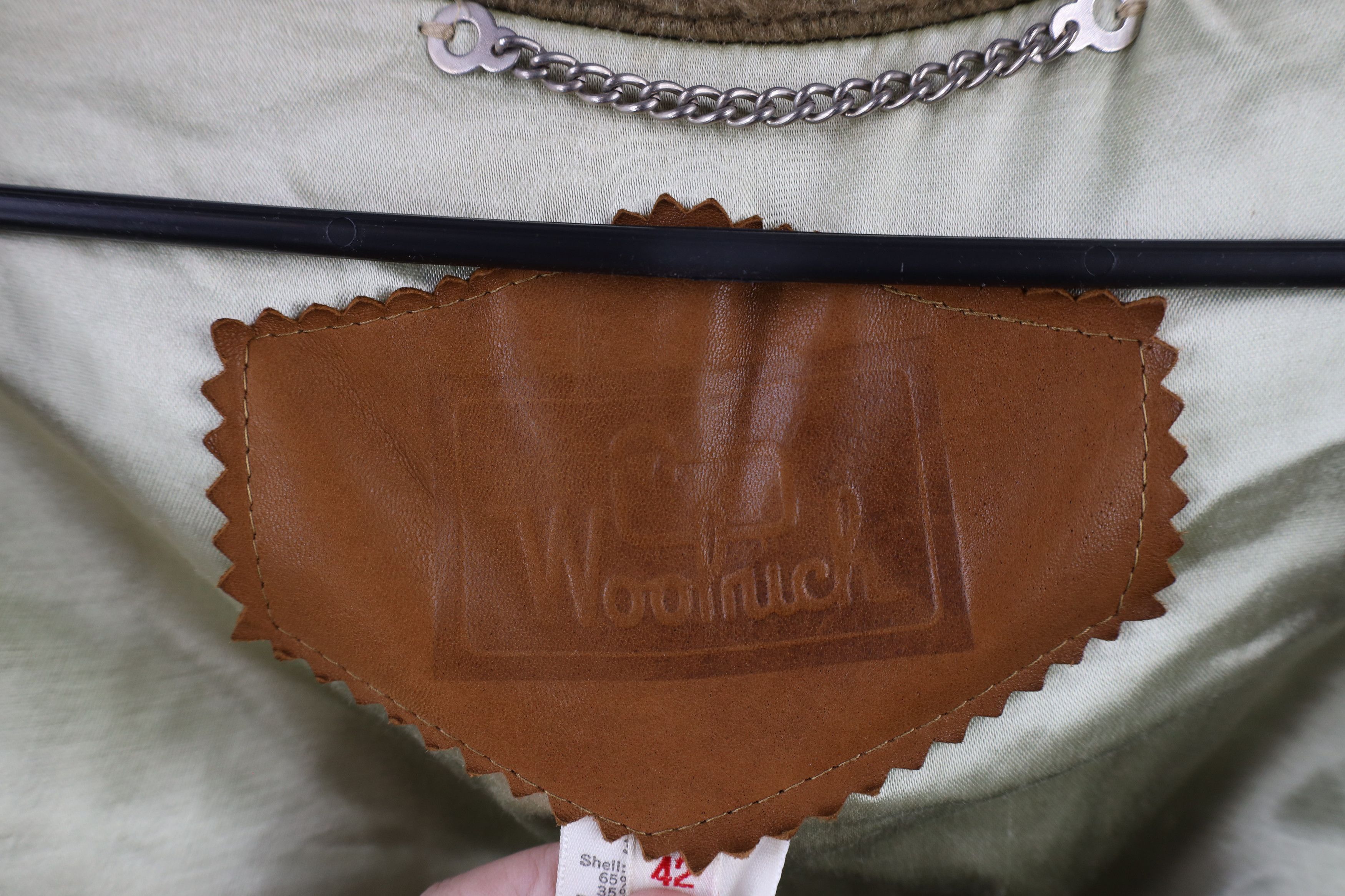 Woolrich Woolen Mills Vintage 70s Woolrich Lined Winter Overcoat Jacket Beige USA Size US XL / EU 56 / 4 - 10 Thumbnail