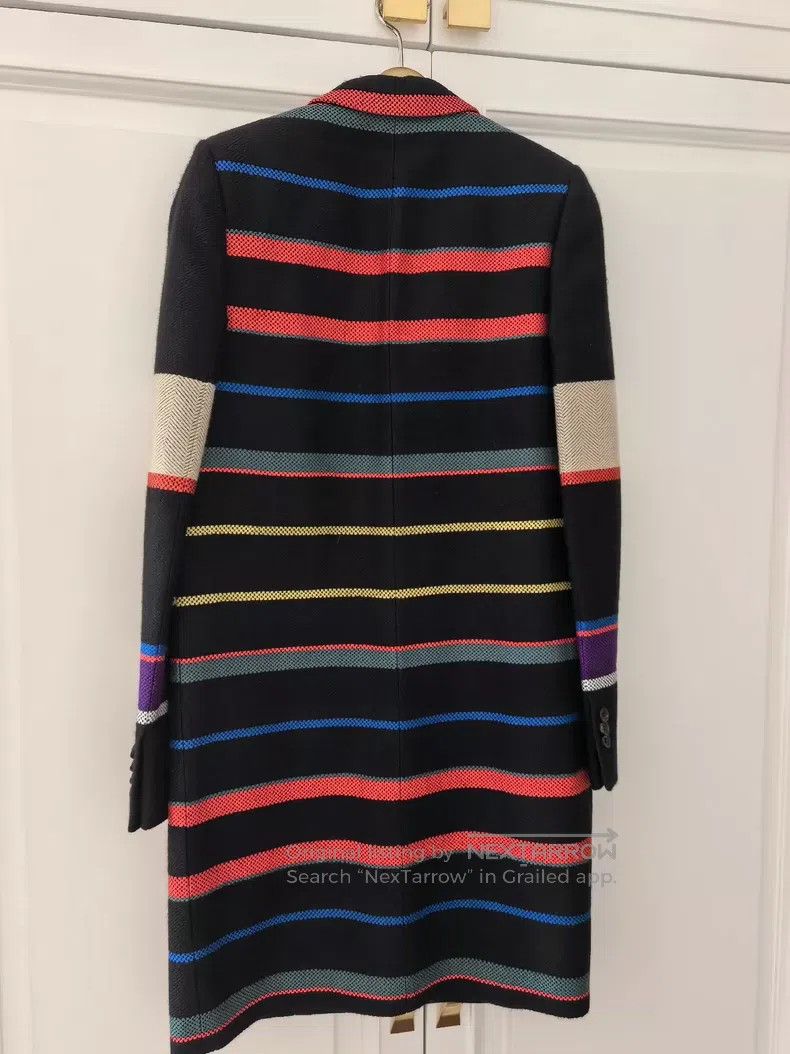 Givenchy Givenchy Colorful striped long woolen coat Size US S / EU 44-46 / 1 - 2 Thumbnail
