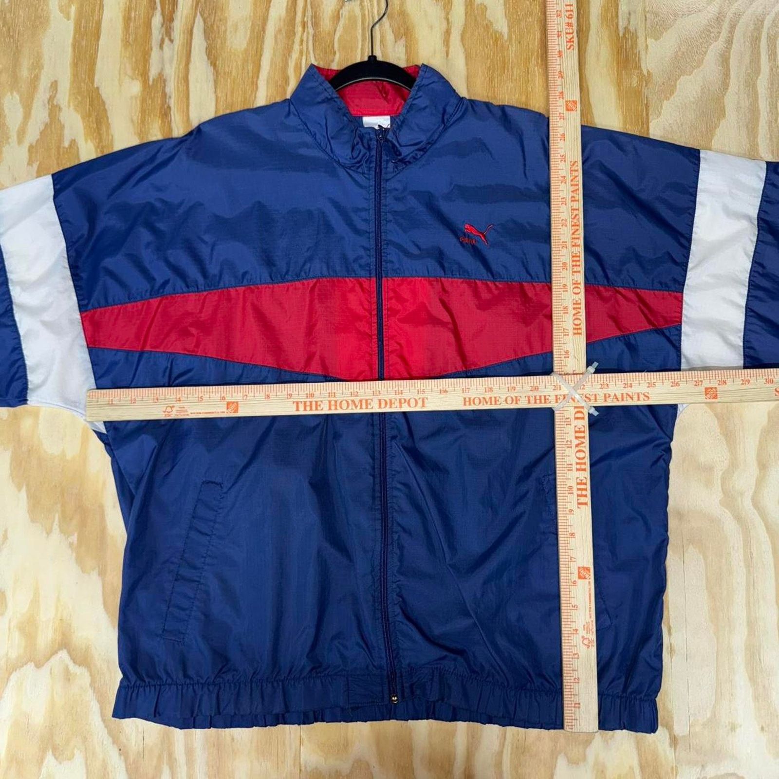 Puma Vintage y2k puma 1990s essential lightweight windbreaker Size US L / EU 52-54 / 3 - 3 Thumbnail