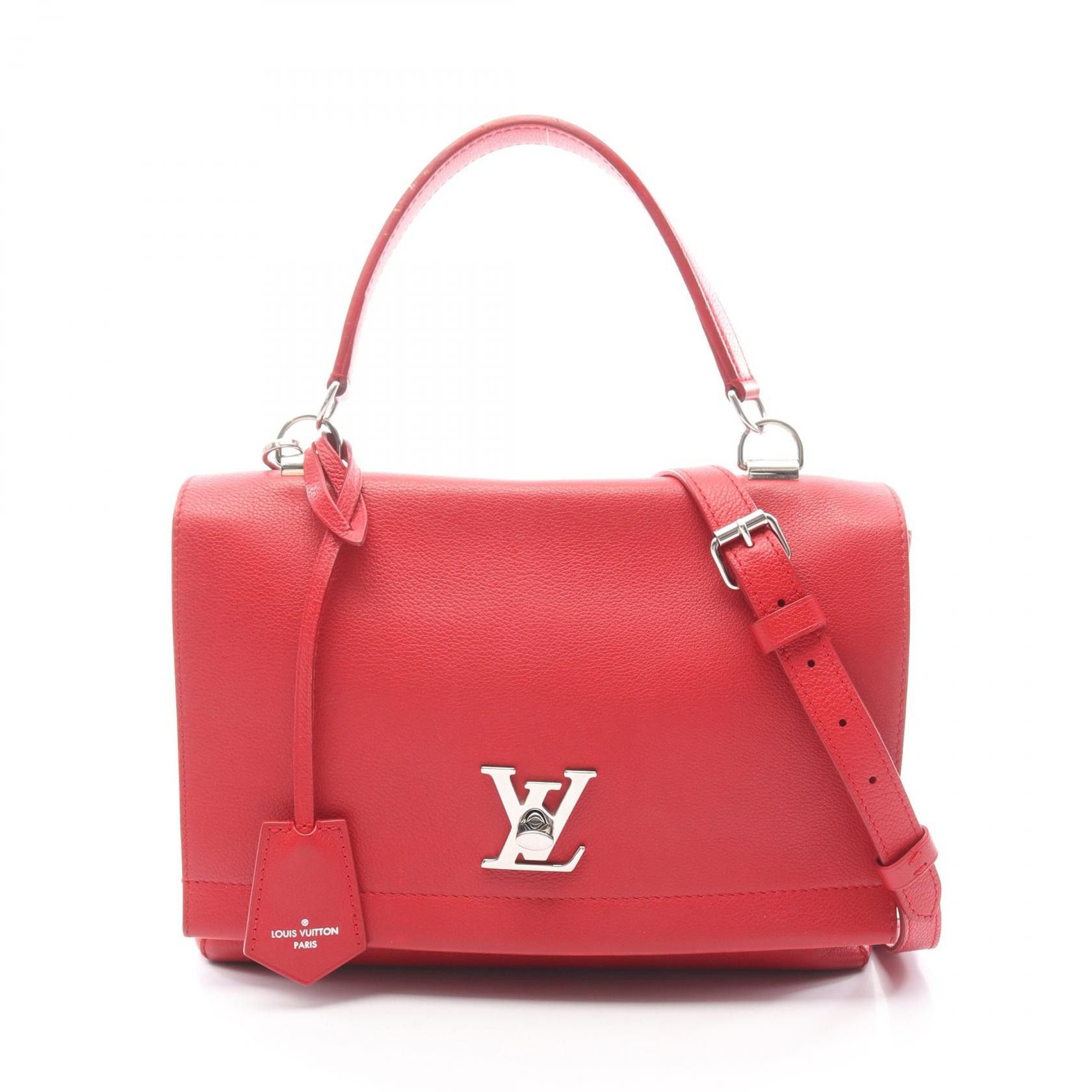 Louis Vuitton Louis Vuitton Louis Vuitton Lockme 2 Leather Handbag Leather Handbag M50363 DUTY FREE for USA Size ONE SIZE - 1 Thumbnail