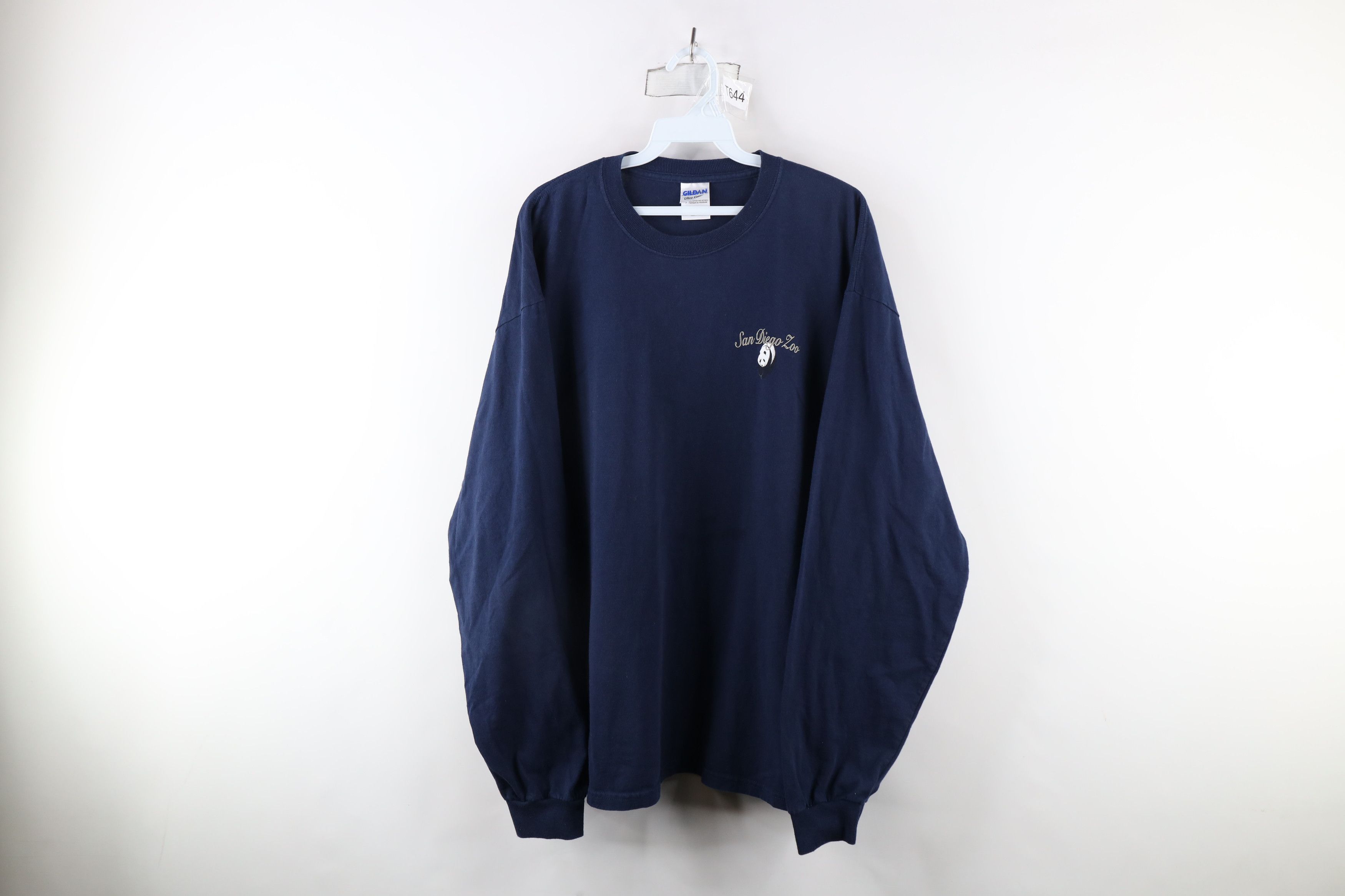 Vintage Vintage 90s Streetwear Zoo Panda Bear Long Sleeve T-Shirt Size US XL / EU 56 / 4 - 1 Thumbnail