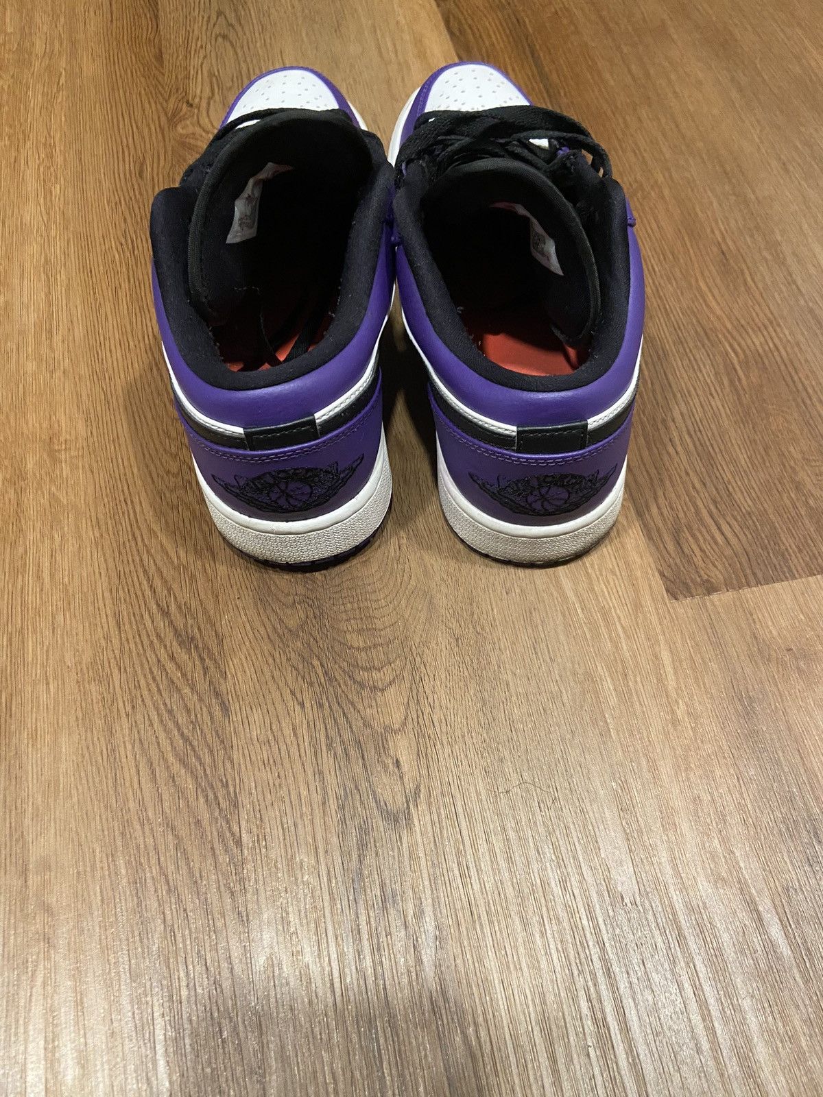 Jordan Brand × Nike Jordan 1 Low Court Purple White Size US 8.5 / EU 41-42 - 6 Thumbnail