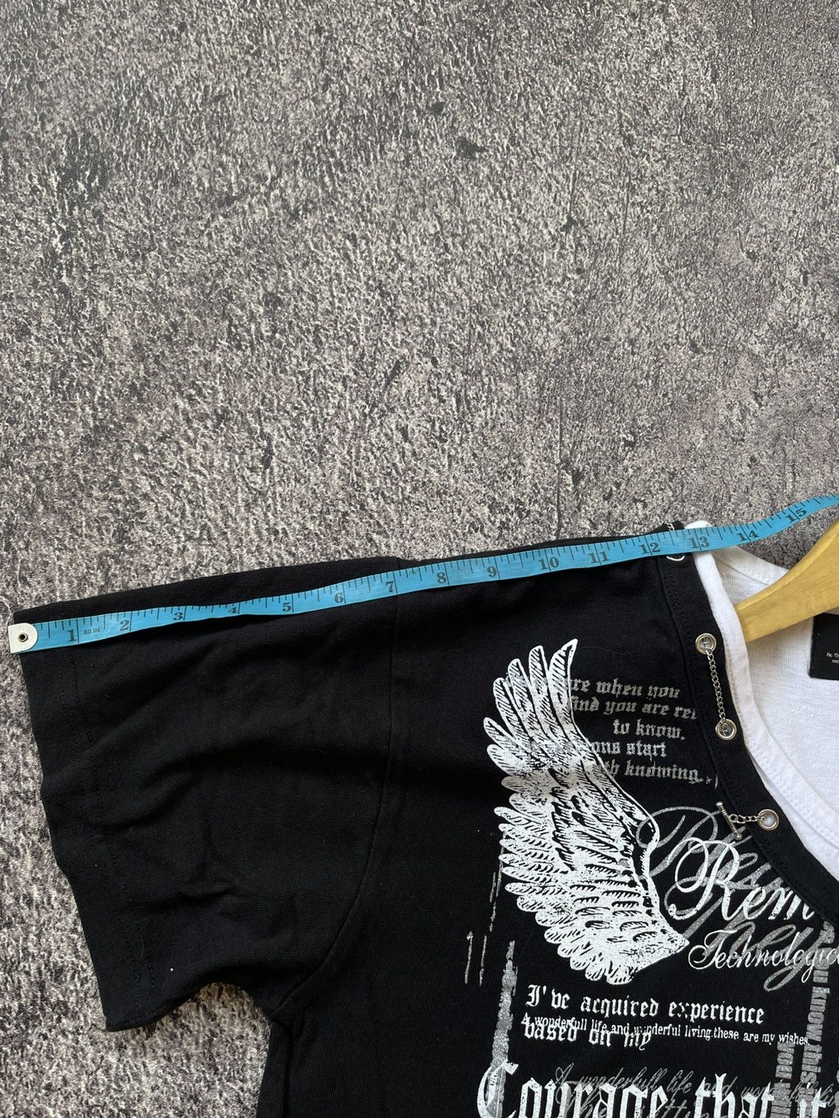 Japanese Brand Y2k Collins ifsixwanine style tee Size US L / EU 52-54 / 3 - 11 Thumbnail